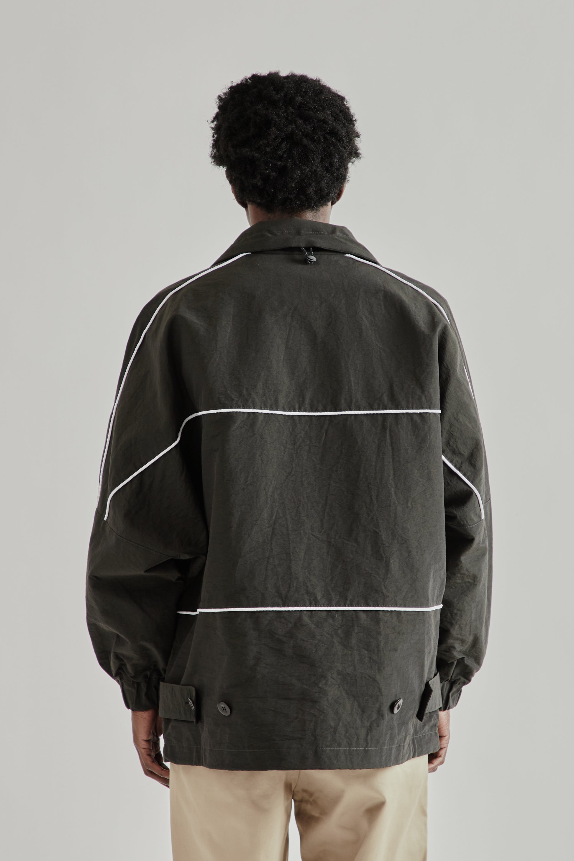 Rice Nine Ten SS26 Blocked Blouson Black- Brown3373