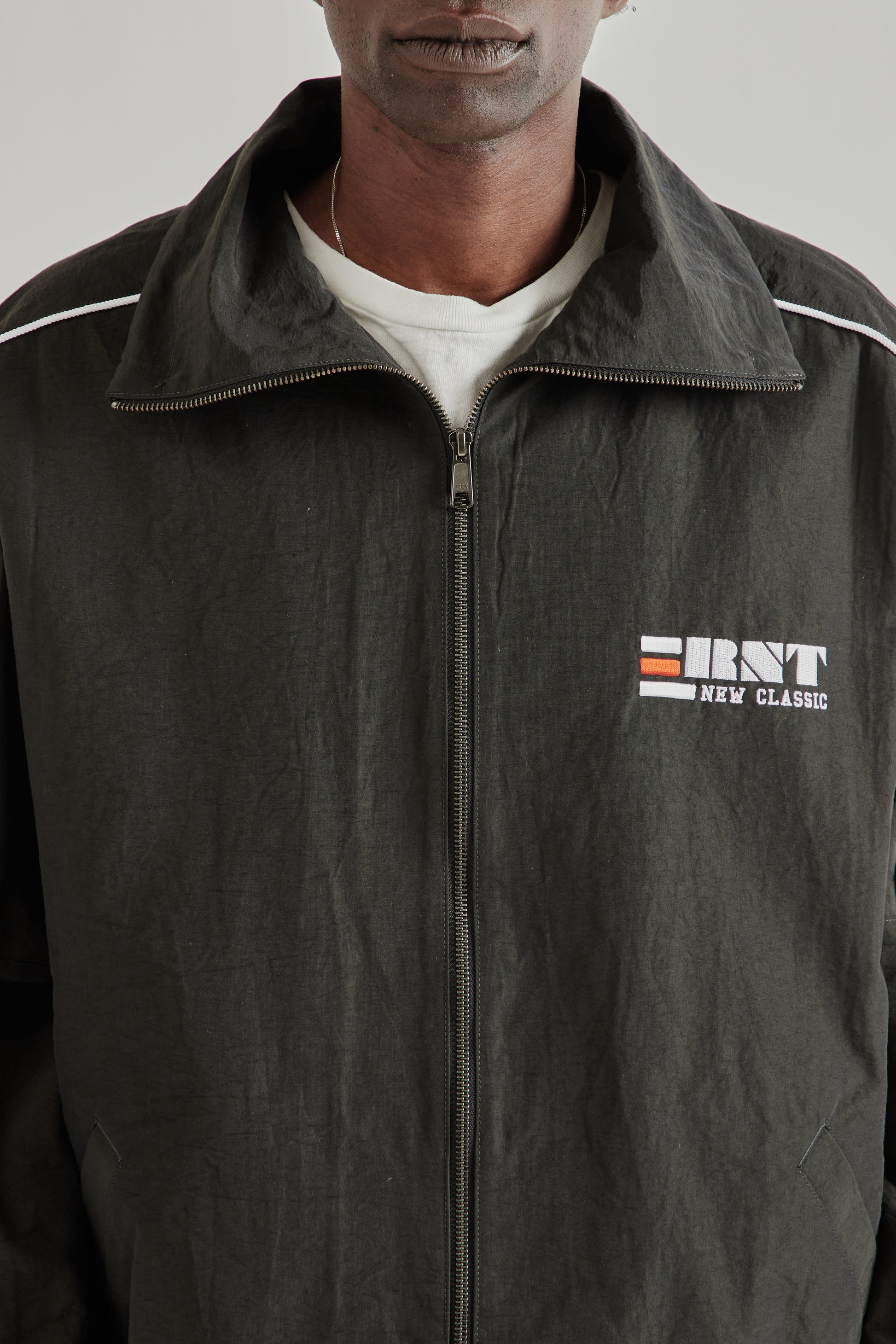 Rice Nine Ten SS26 Blocked Blouson Black- Brown3374