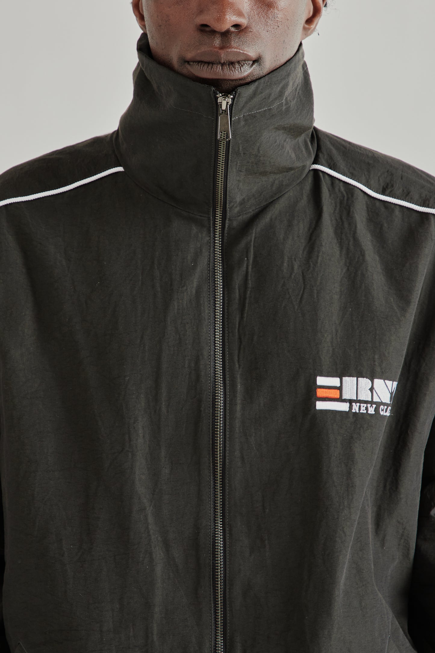 Rice Nine Ten SS26 Blocked Blouson Black- Brown3377