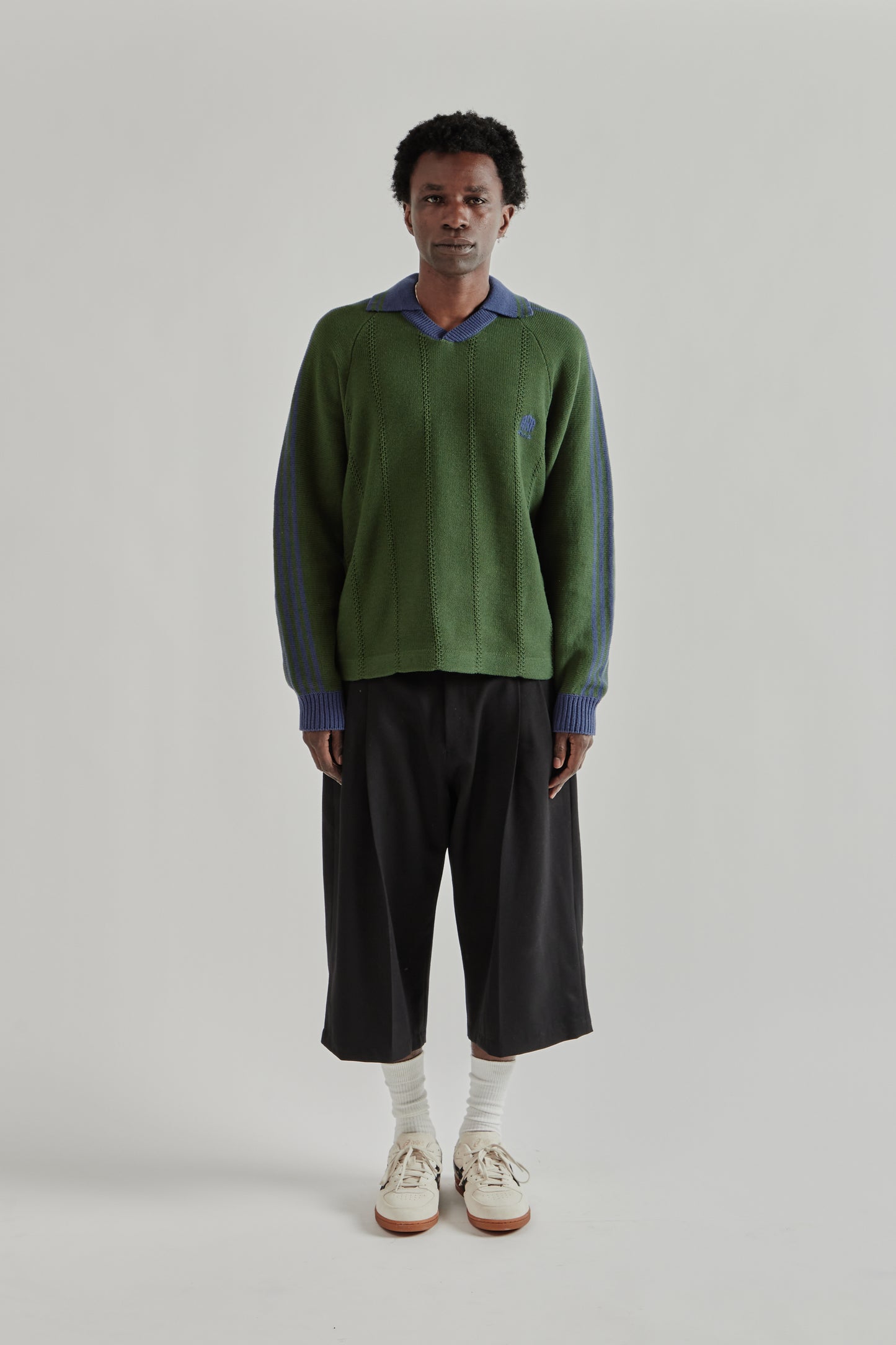 Knitted Goalee Sweater - Green