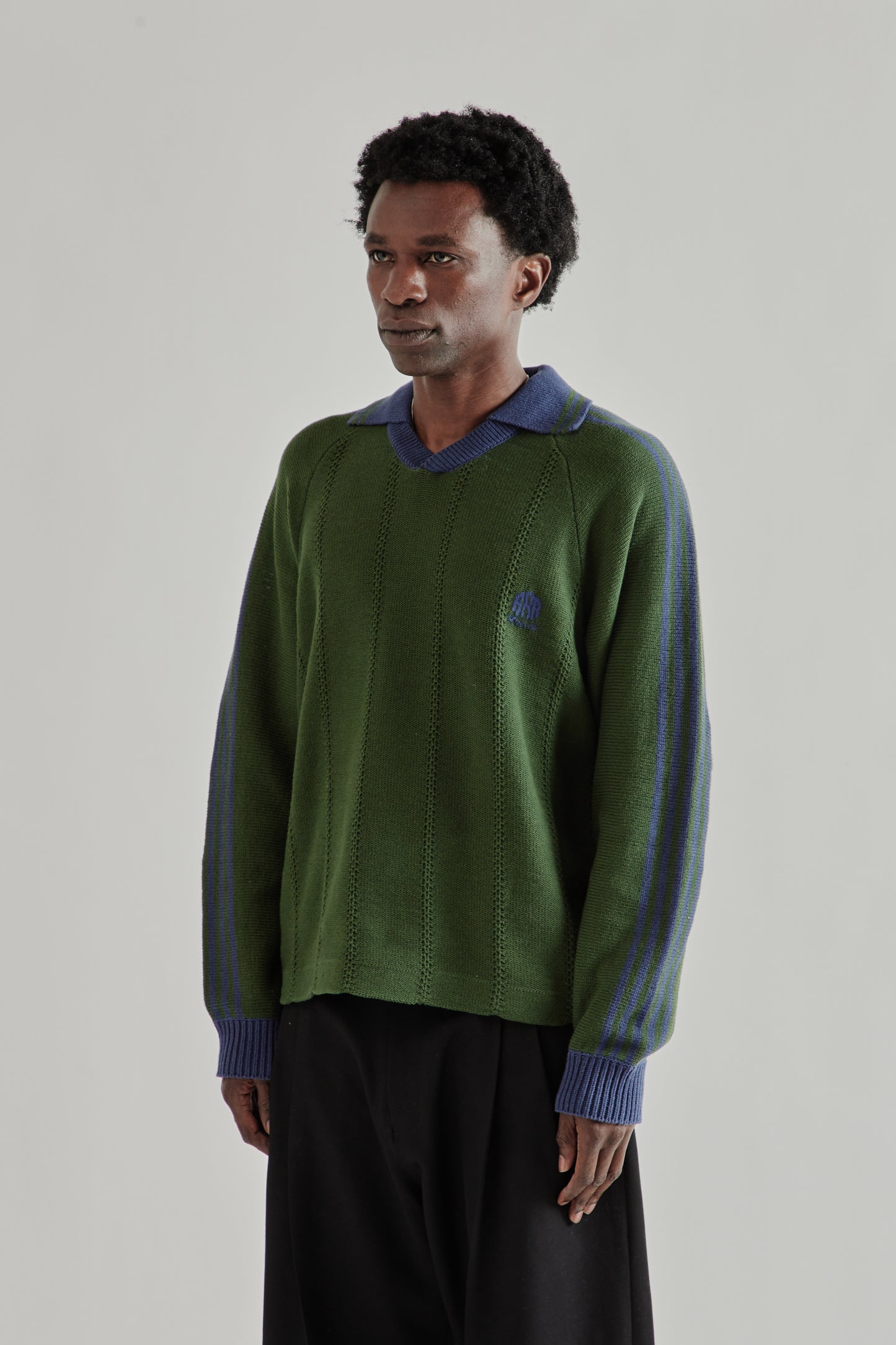 Knitted Goalee Sweater - Green