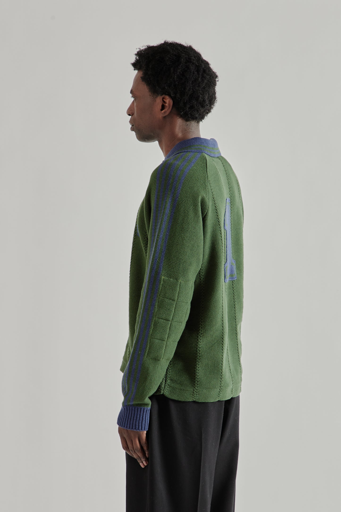 Knitted Goalee Sweater - Green