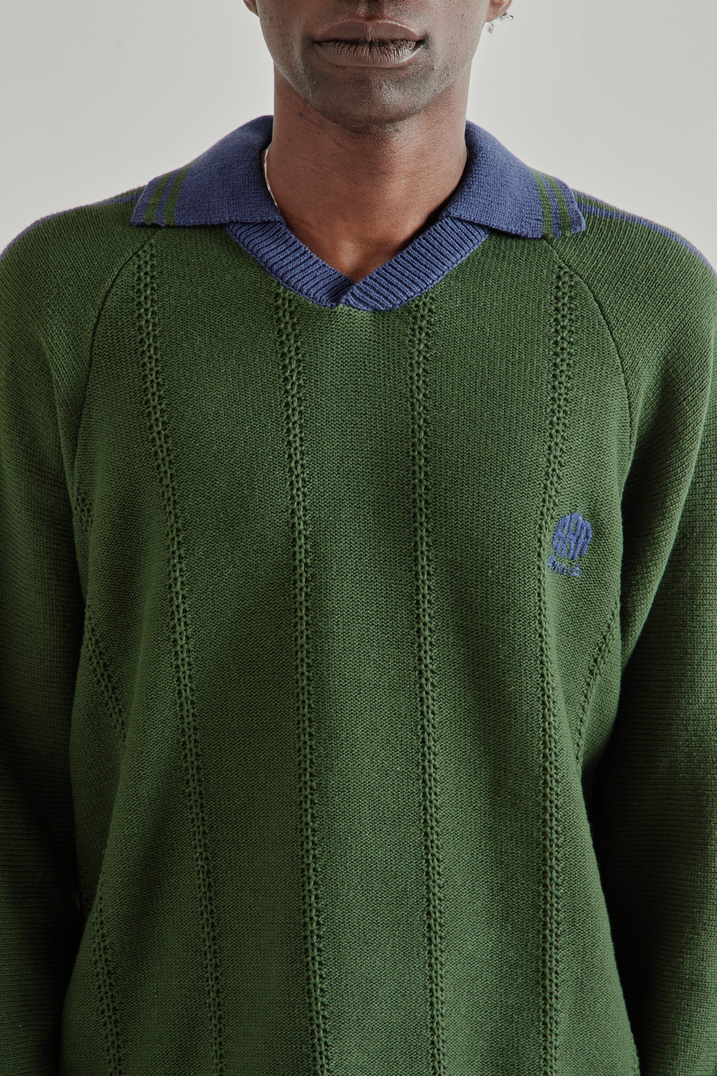 Knitted Goalee Sweater - Green