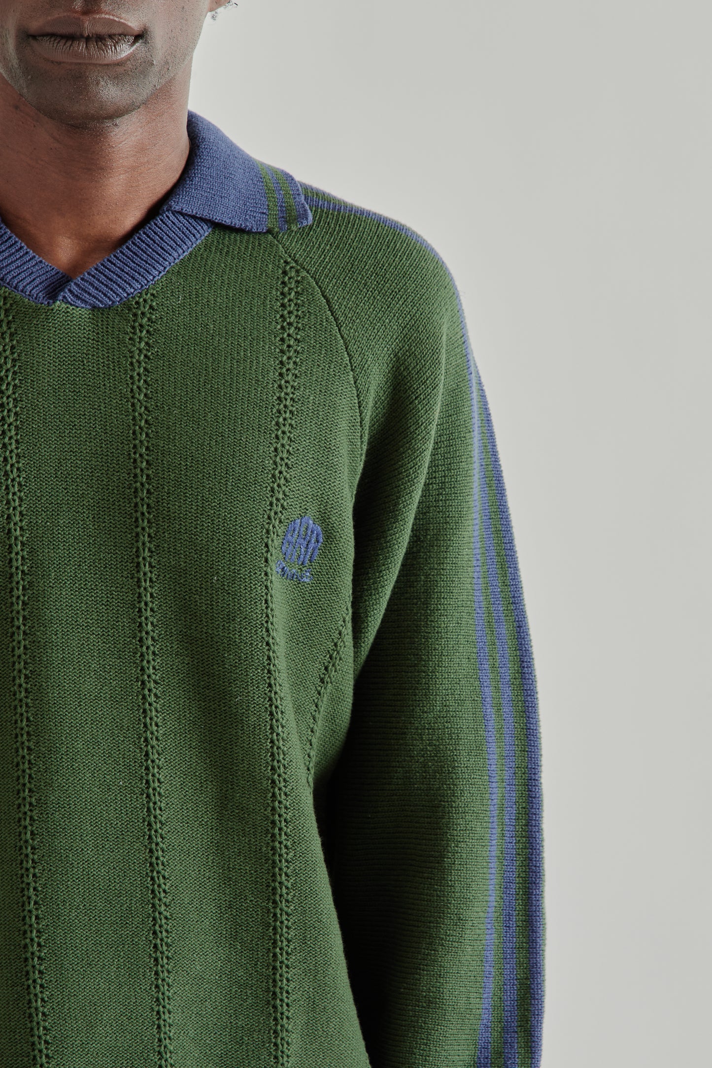 Knitted Goalee Sweater - Green