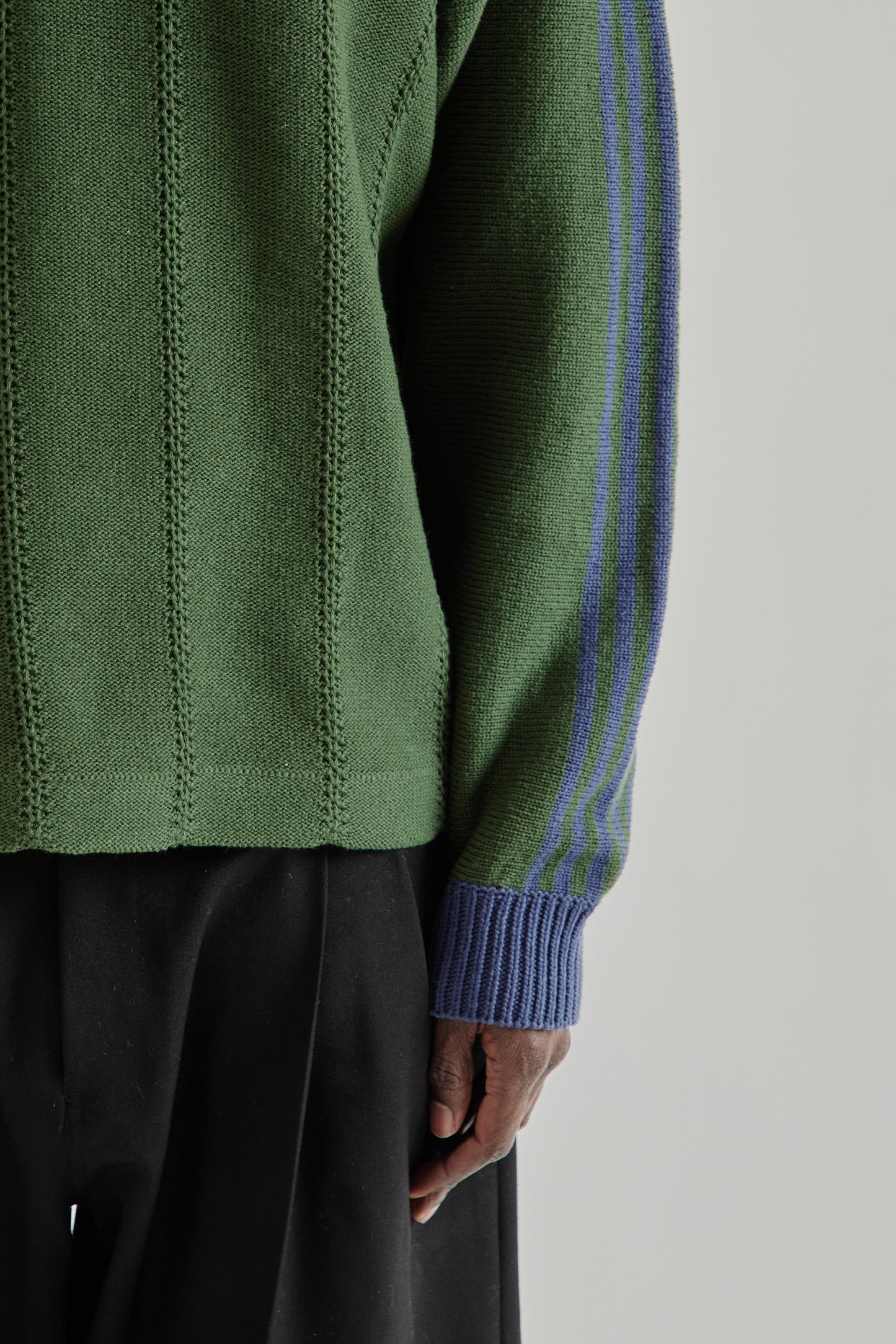 Knitted Goalee Sweater - Green