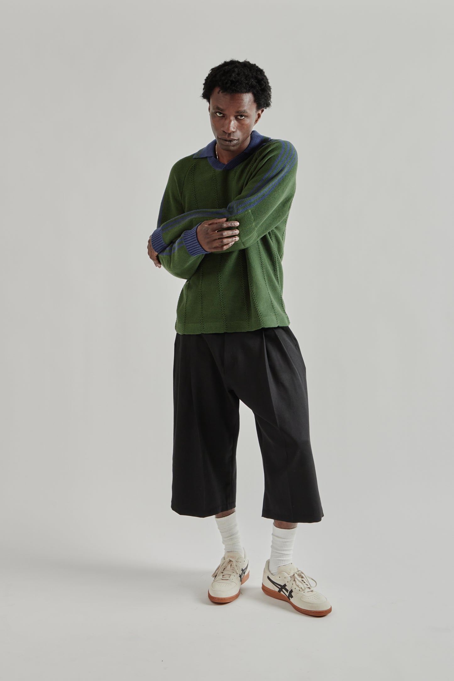 Knitted Goalee Sweater - Green