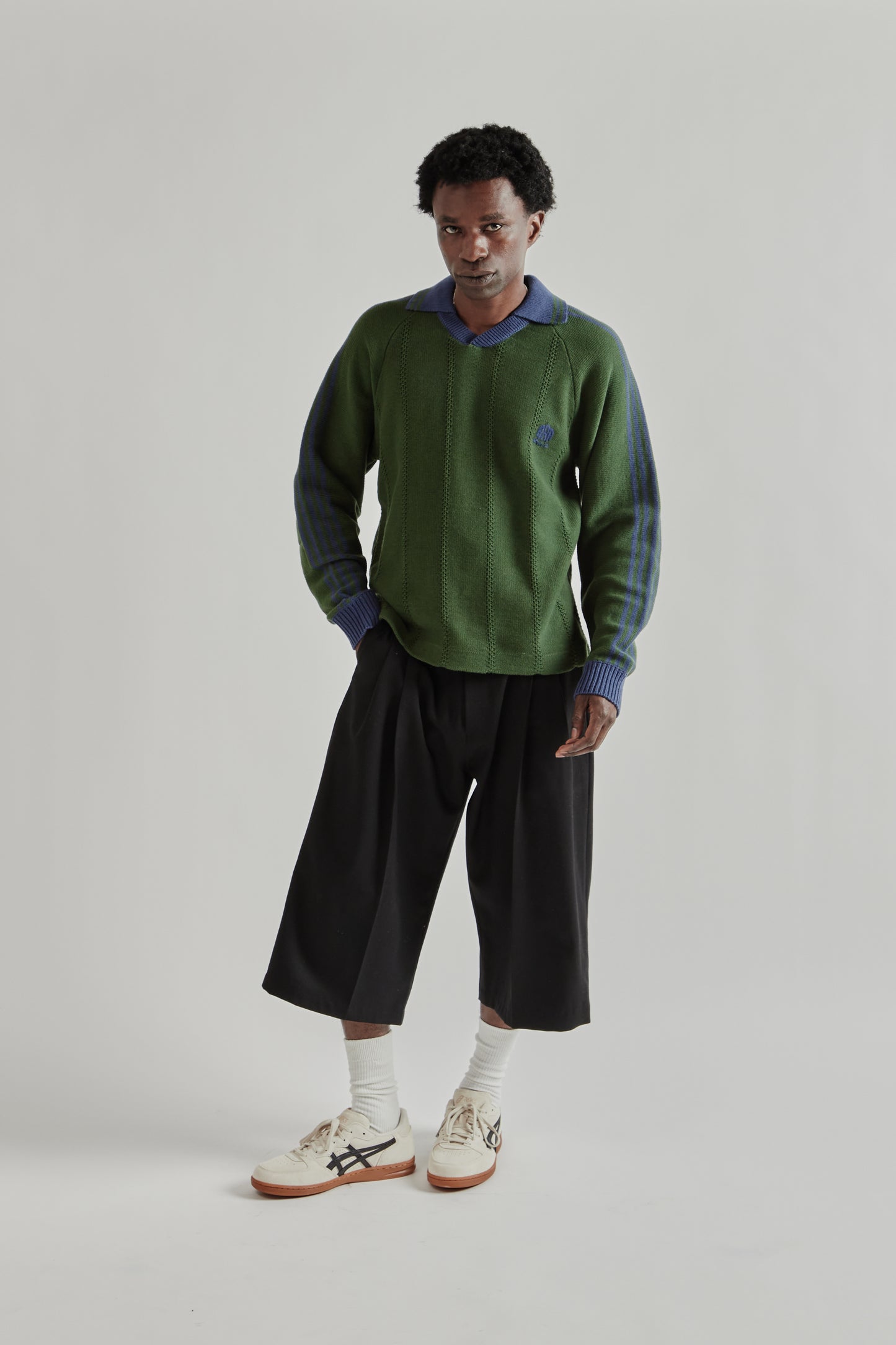 Knitted Goalee Sweater - Green