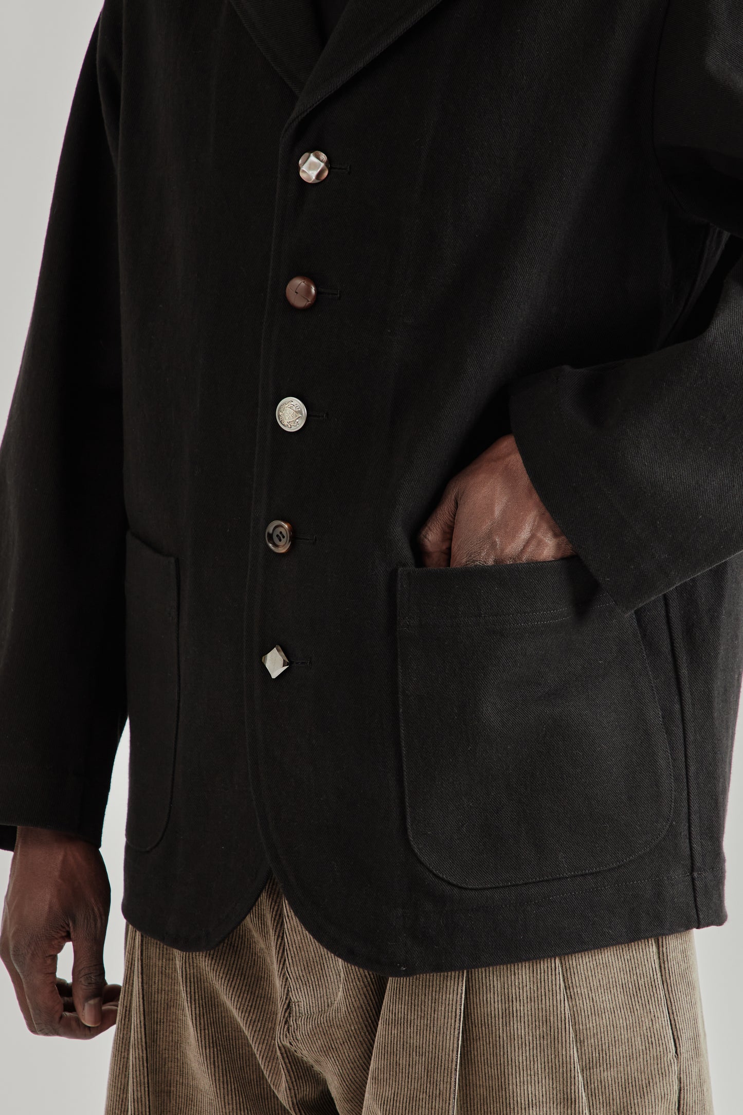 Mismatched 5B Jacket - Black