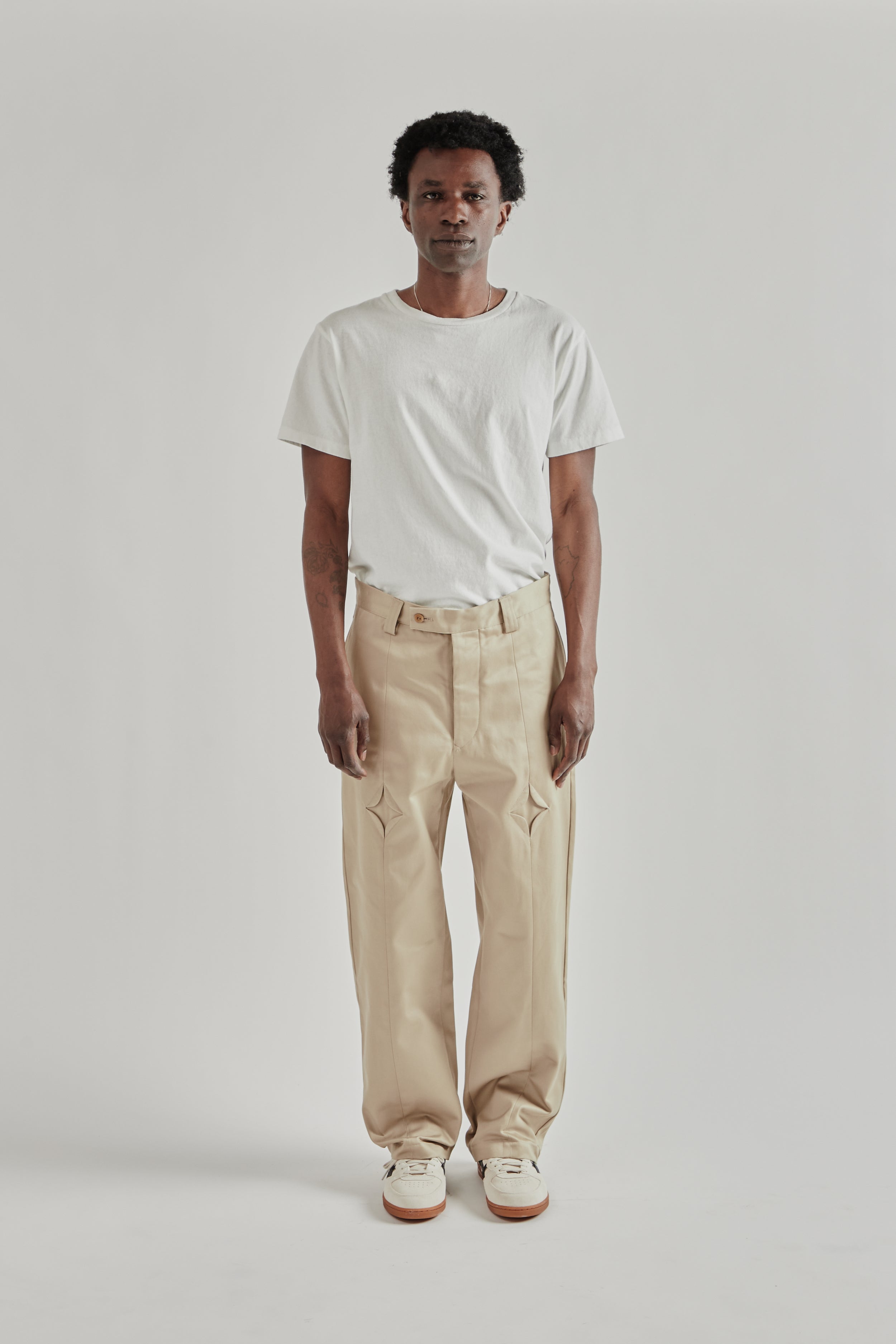 Rice Nine Ten Rhombus Chino Pants - Sand Beige | Wallace