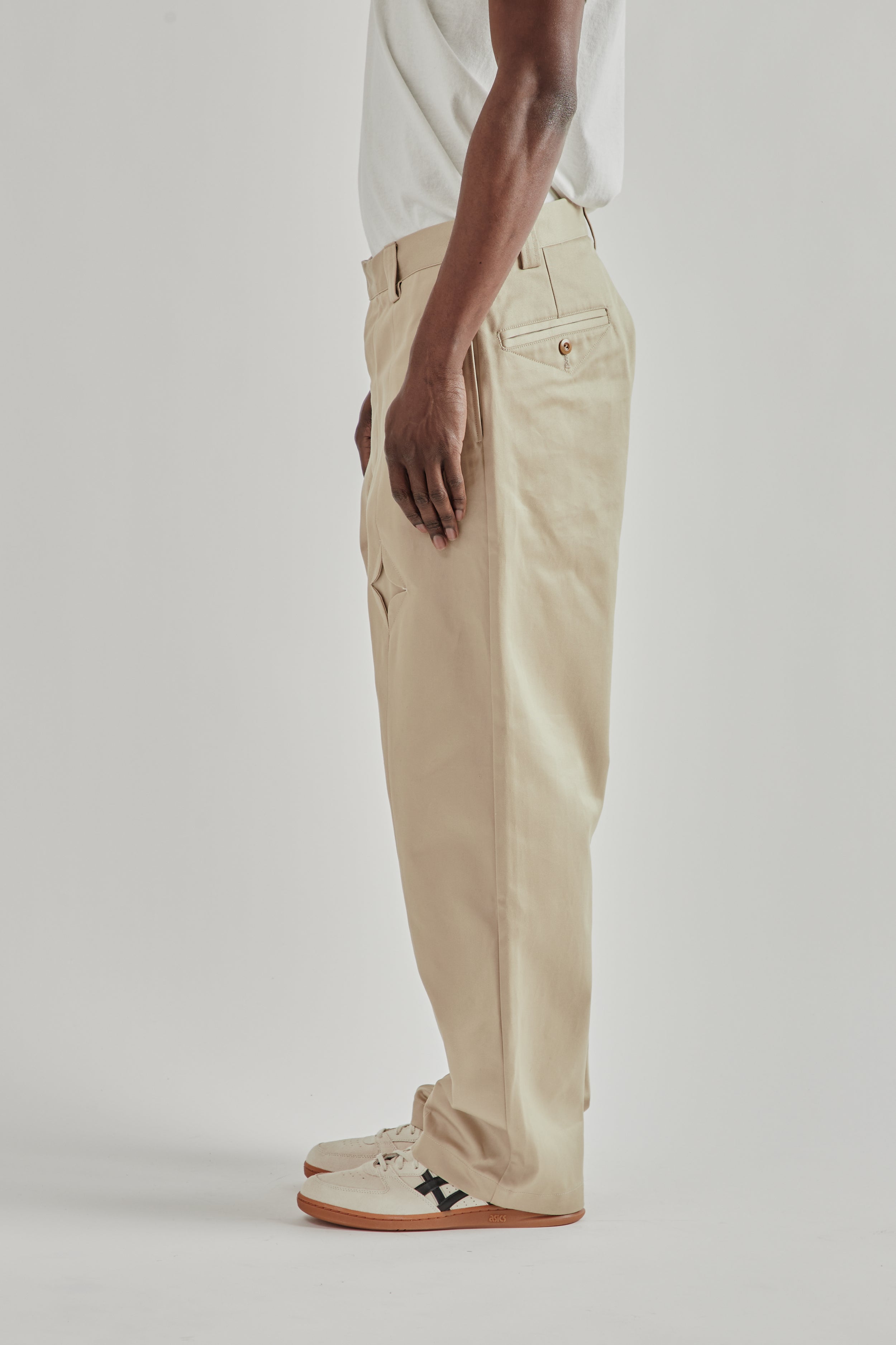 Rice Nine Ten Rhombus Chino Pants - Sand Beige | Wallace