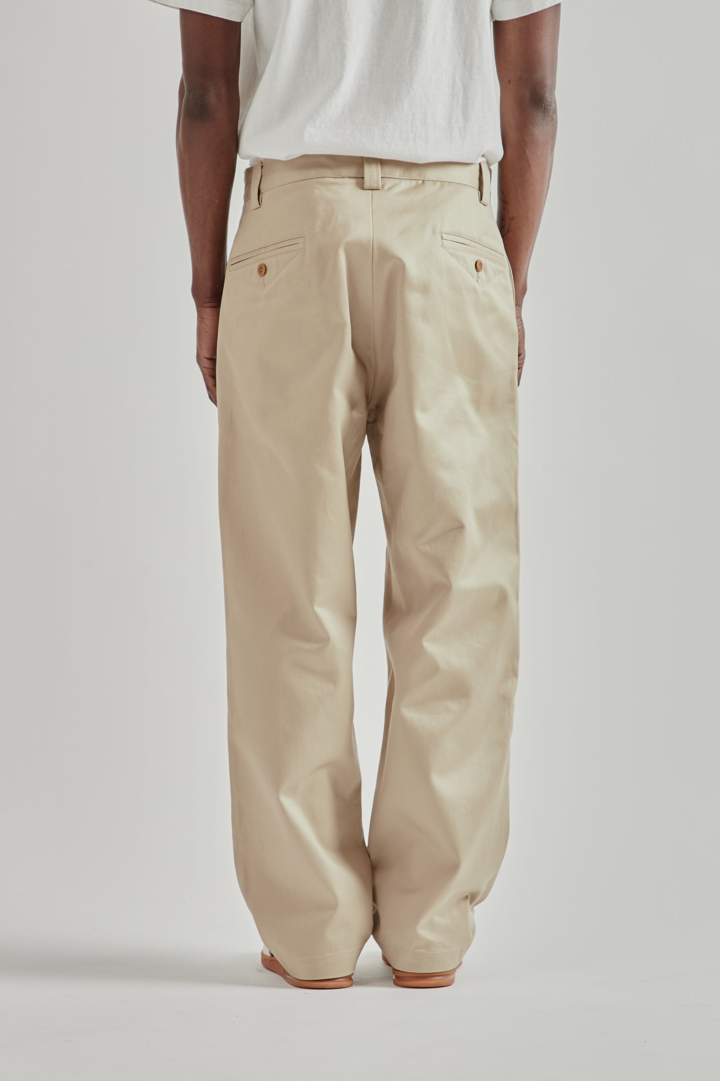 Rhombus Chino Pants - Sand Beige