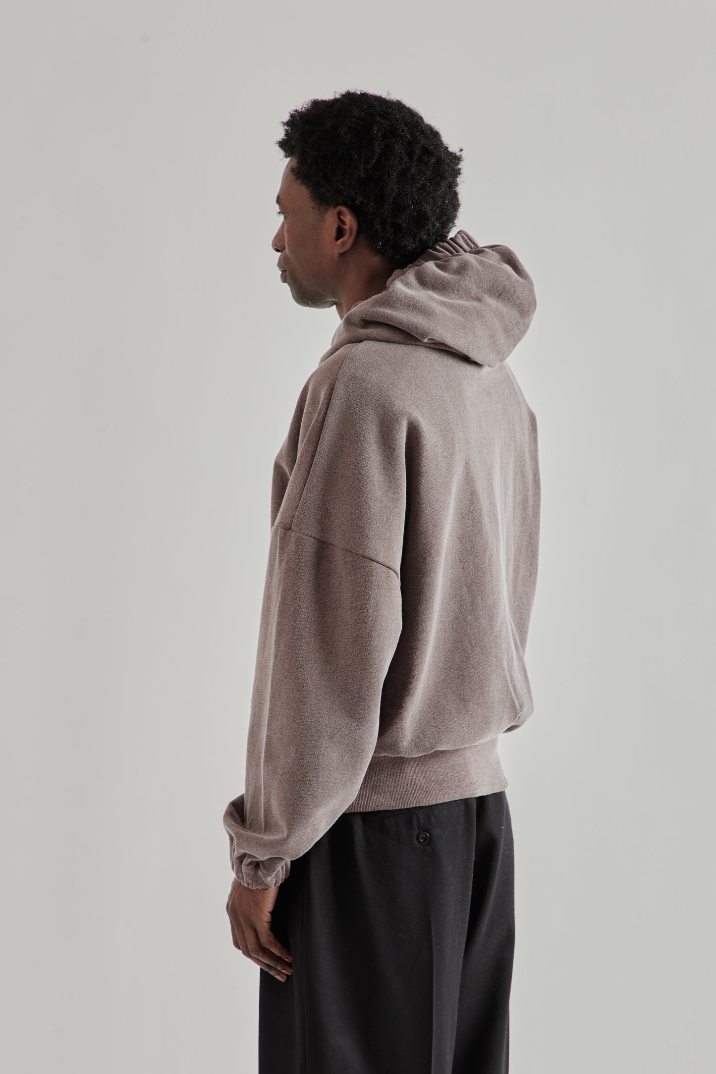 Rice Nine Ten SS26 Zip Hoodie Sweatshirt- Brown3305