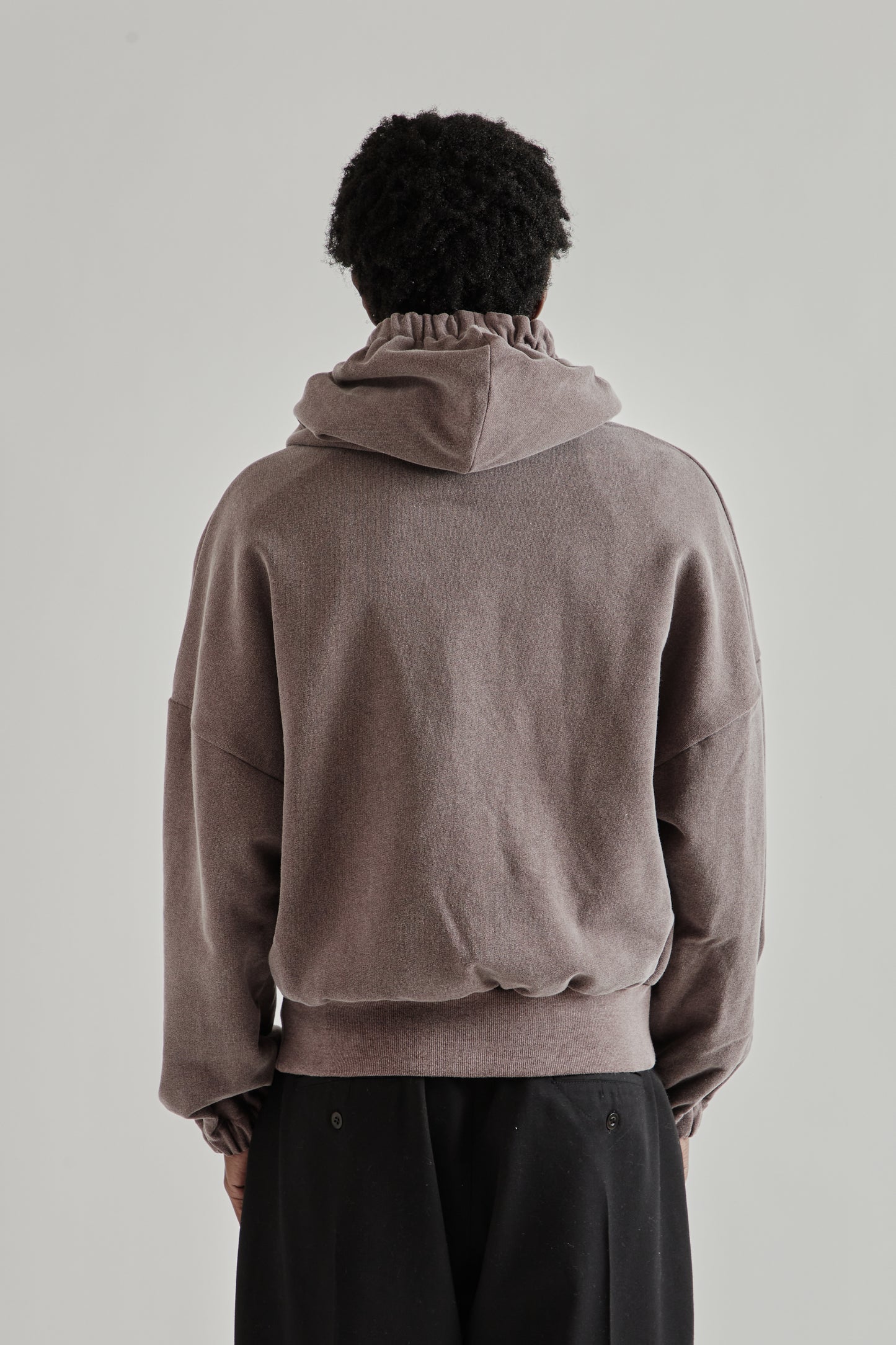 Rice Nine Ten SS26 Zip Hoodie Sweatshirt- Brown3309