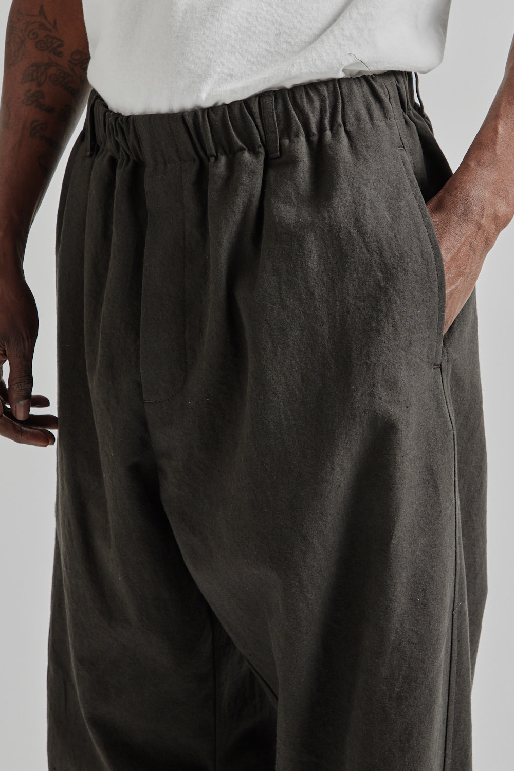 S.K Manor Hill SS25 Lunar Pant Antique Black 10