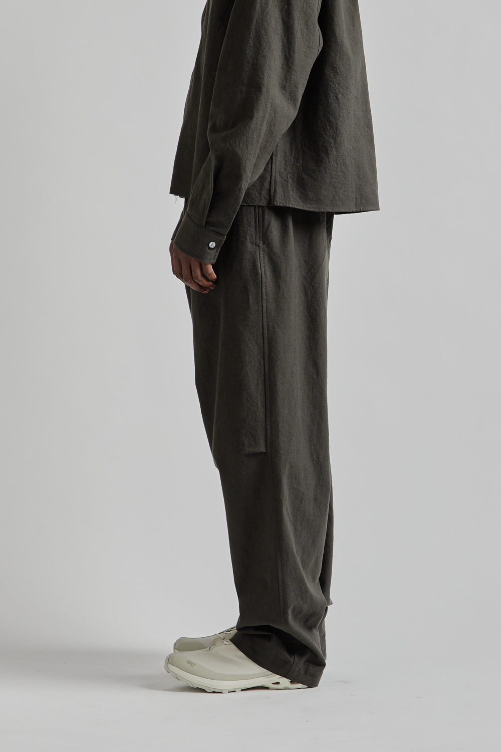 S.K Manor Hill SS25 Lunar Pant Antique Black 3