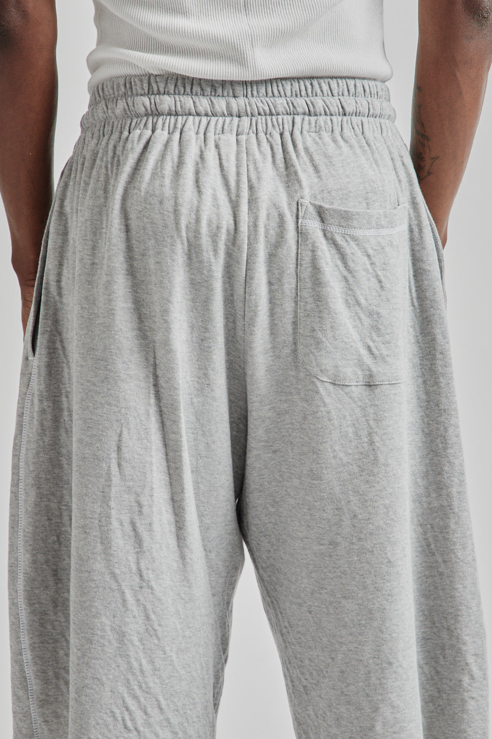 SK Manor Hill SS25 Earl Sweatshort Heather Grey 08