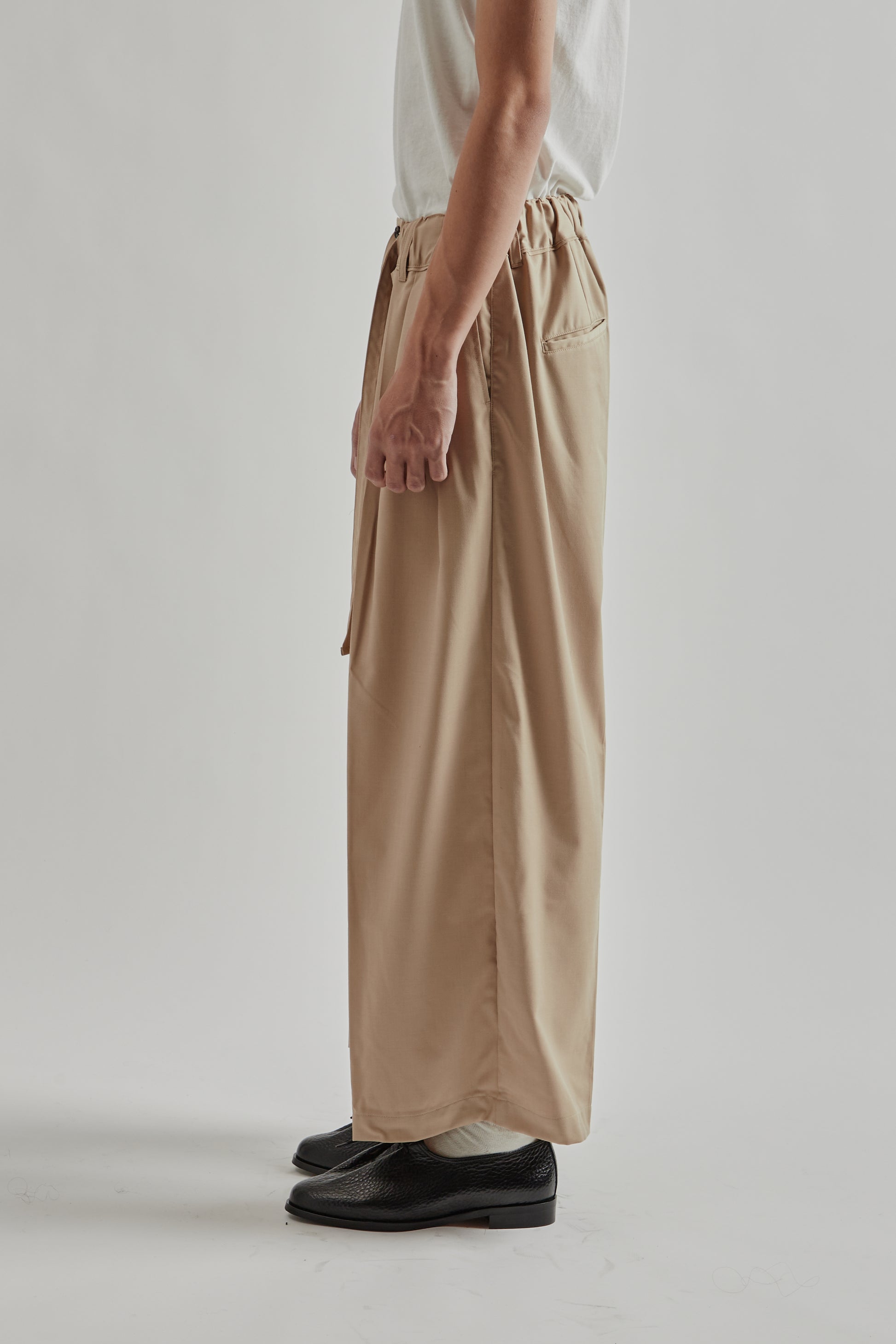 Sillage FW25 Hakama Pants Beige Twill 3