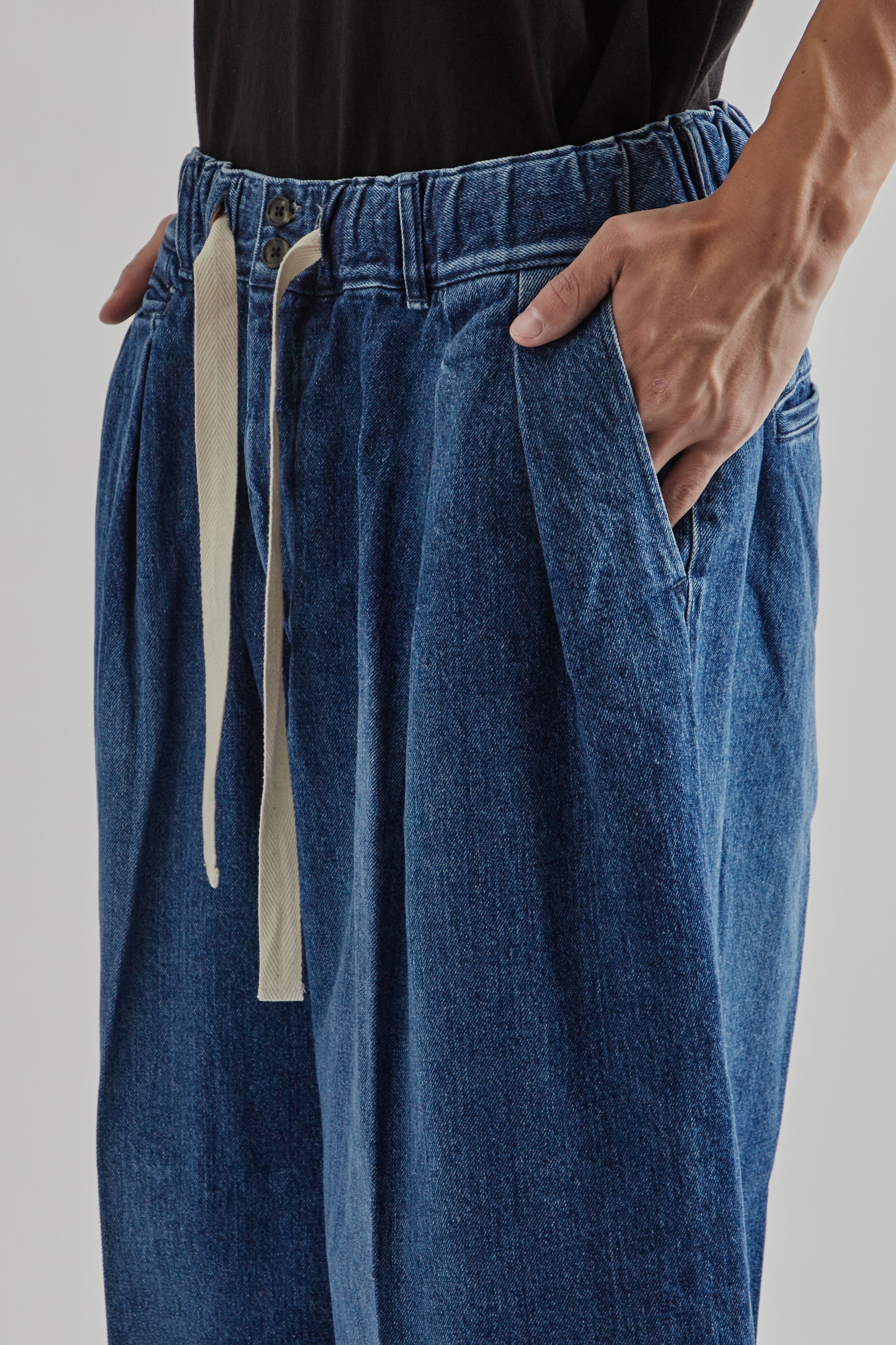 Sillage Hakama Pants - Denim Damaged | Wallace Mercantile Shop