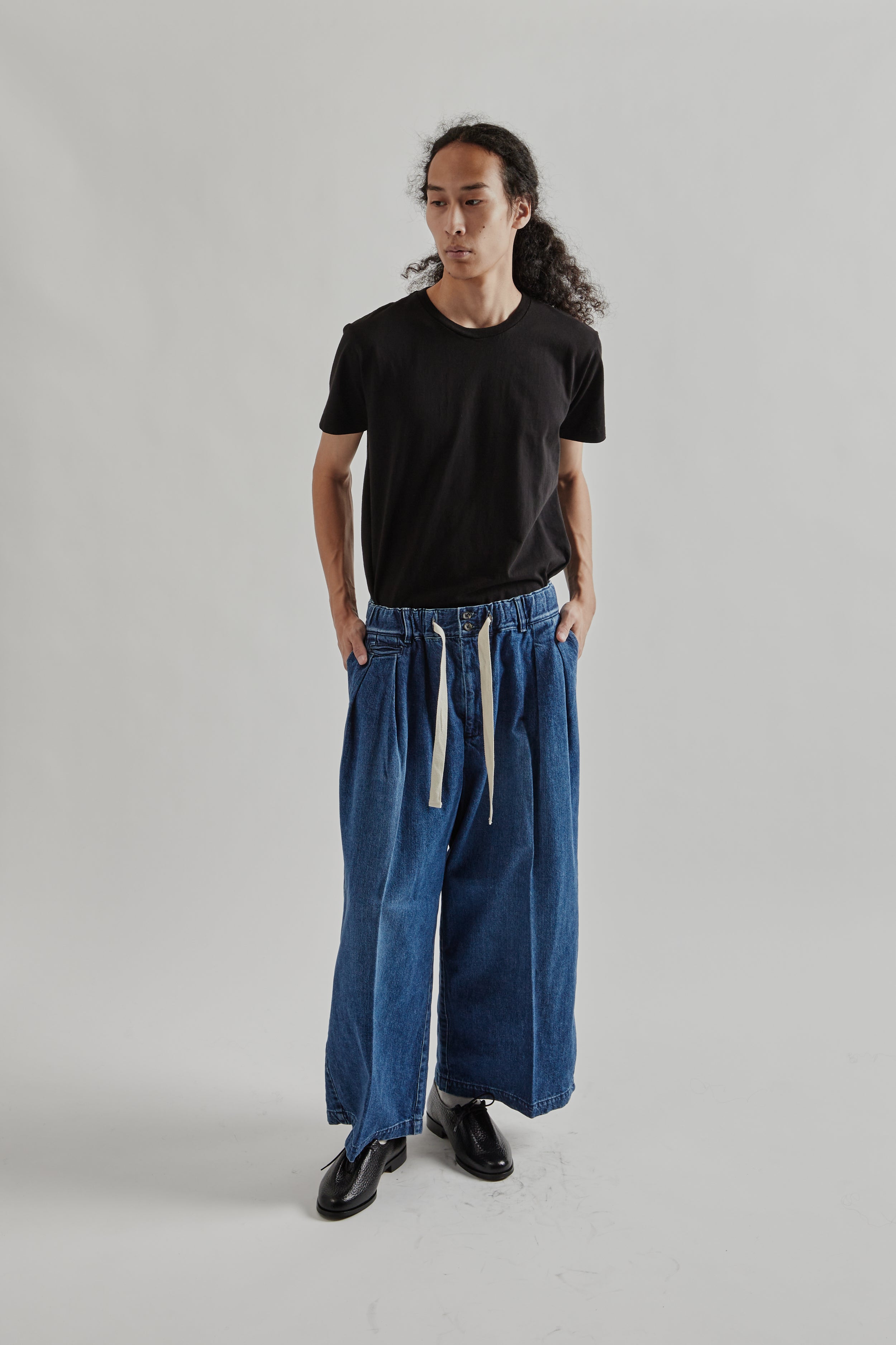 Sillage Hakama Pants - Denim Damaged | Wallace Mercantile Shop
