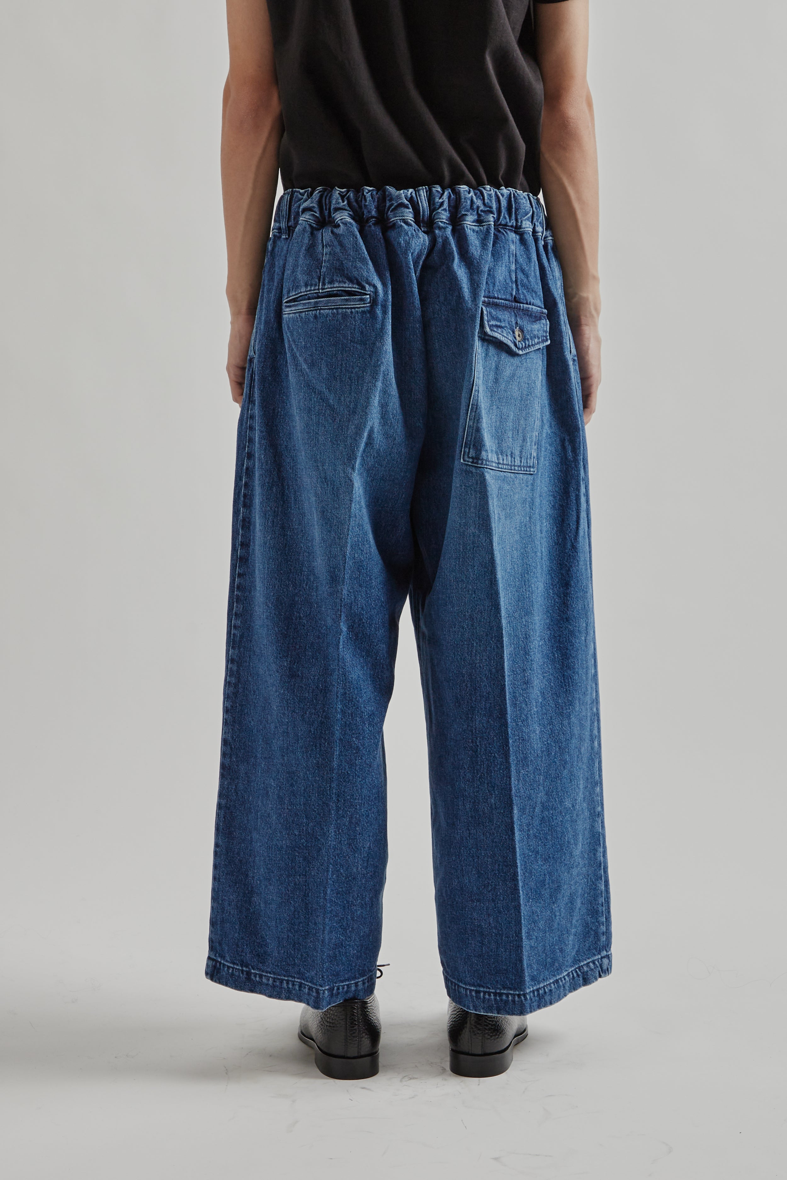 Sillage Hakama Pants - Denim Damaged | Wallace Mercantile Shop
