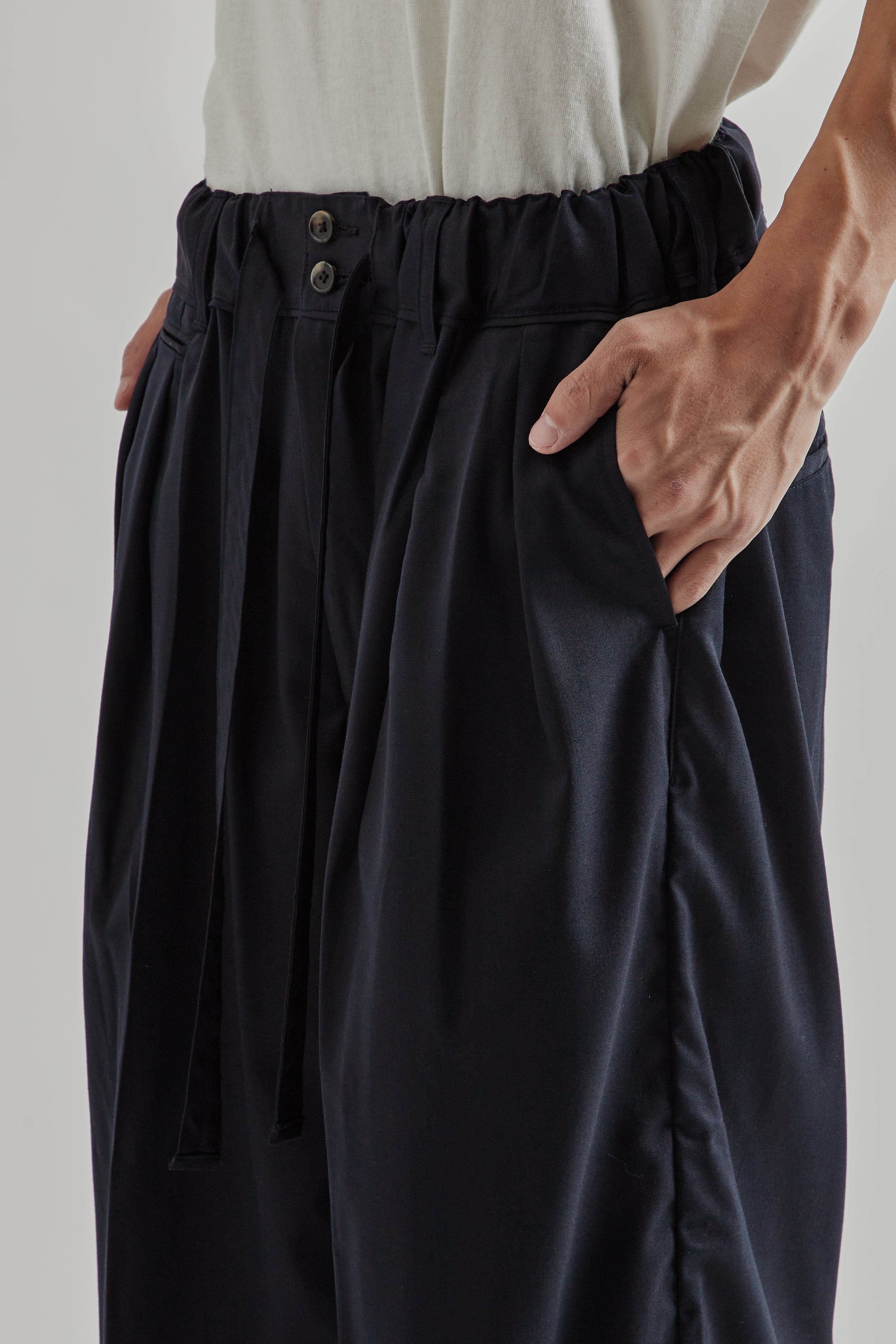 Sillage Hakama Pants - Navy Twill | Wallace Mercantile Shop