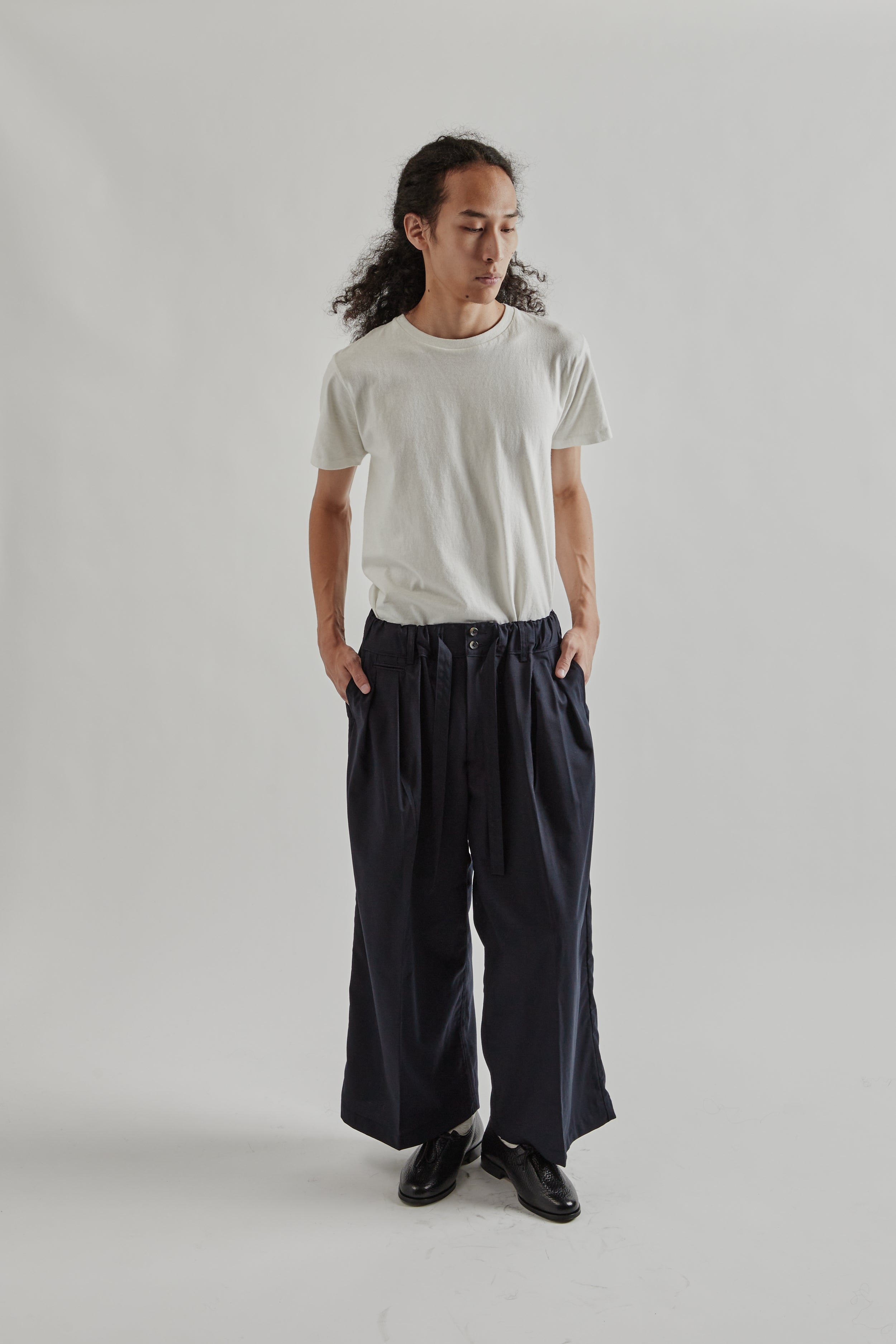 Sillage Hakama Pants - Navy Twill | Wallace Mercantile Shop