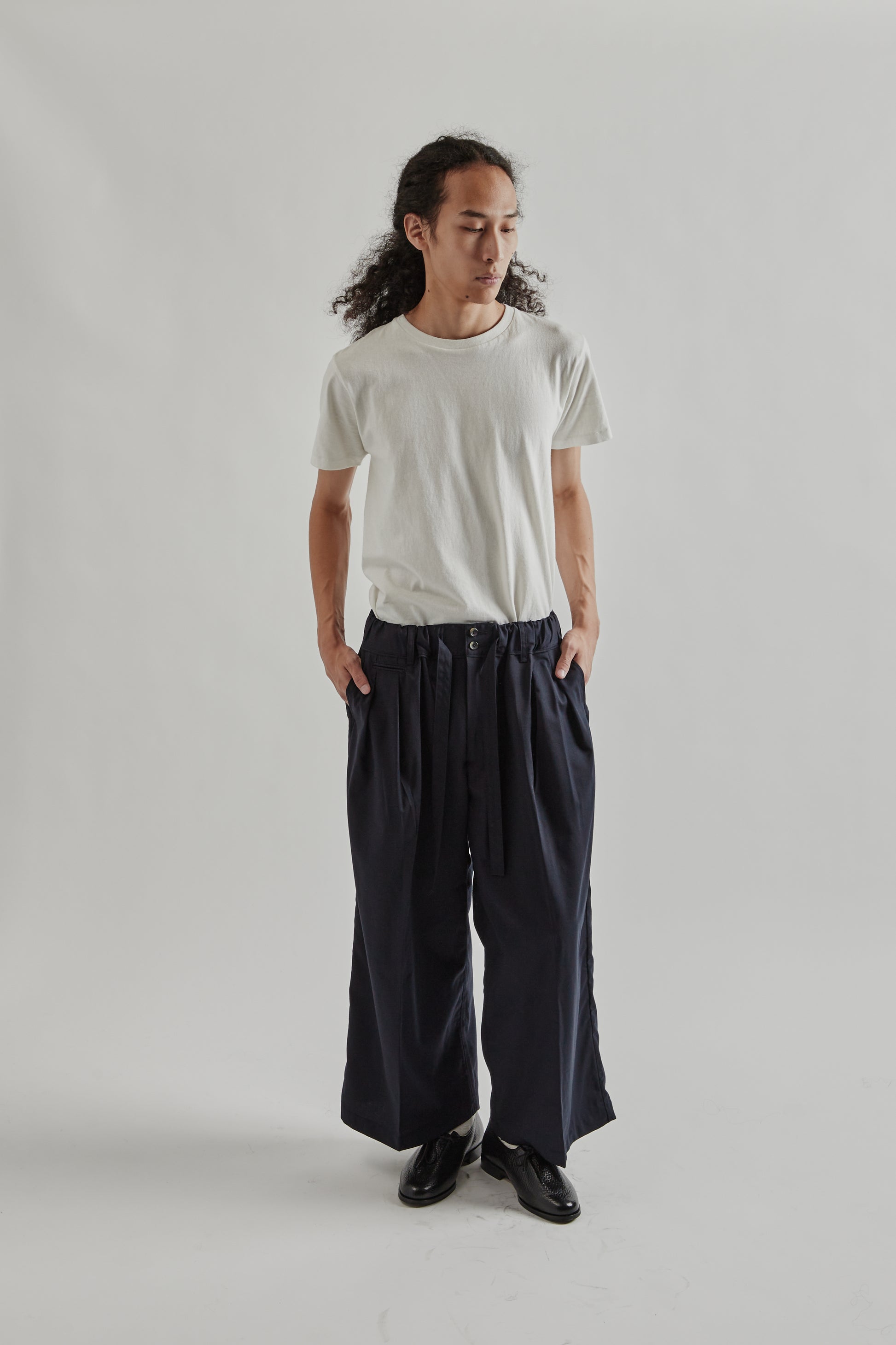 Sillage FW25 Hakama Pants Navy Twill22