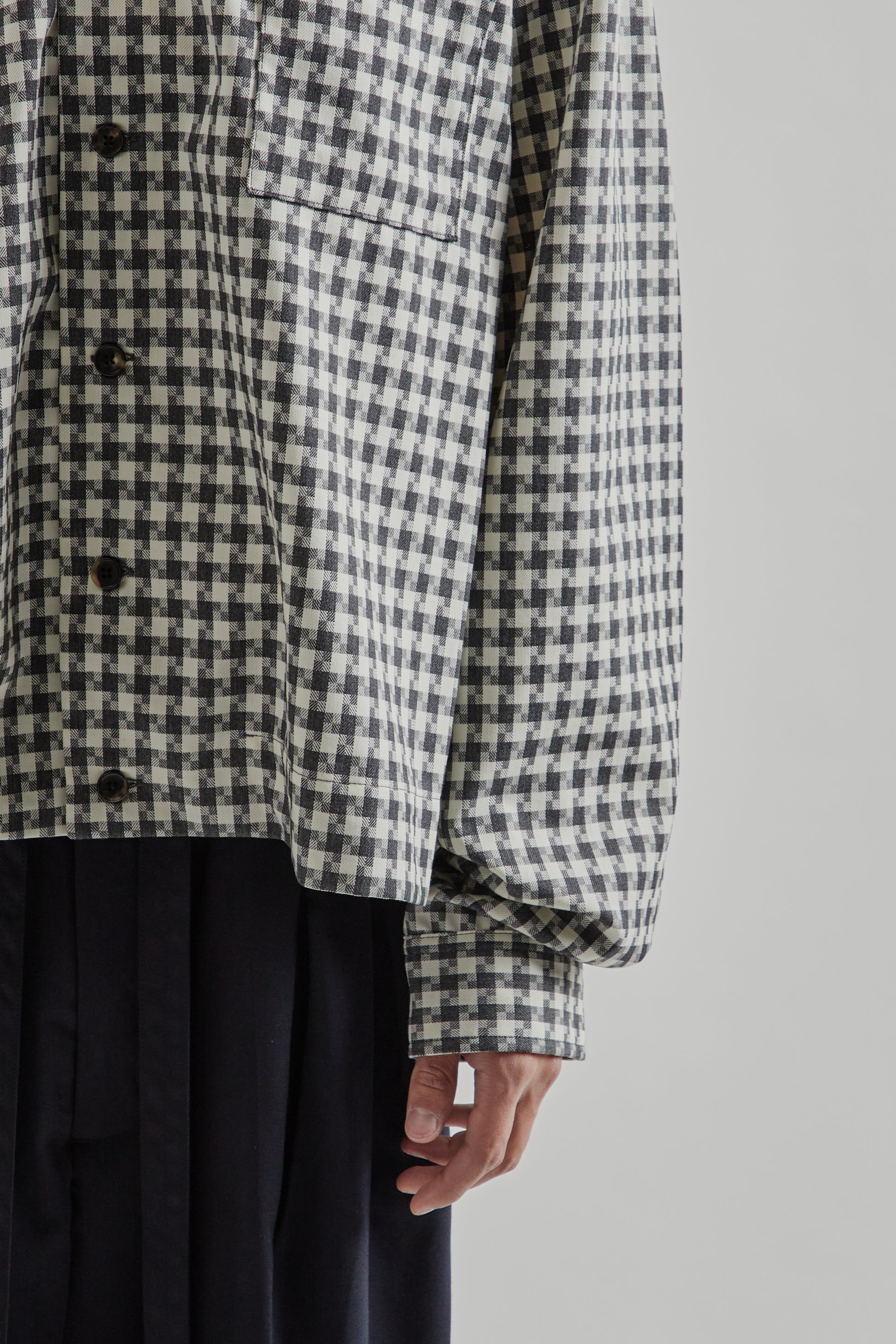 Sillage FW25 Rib Blouson Digital Plaid14