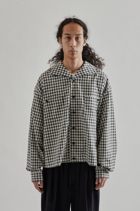 Sillage FW25 Rib Blouson Digital Plaid2