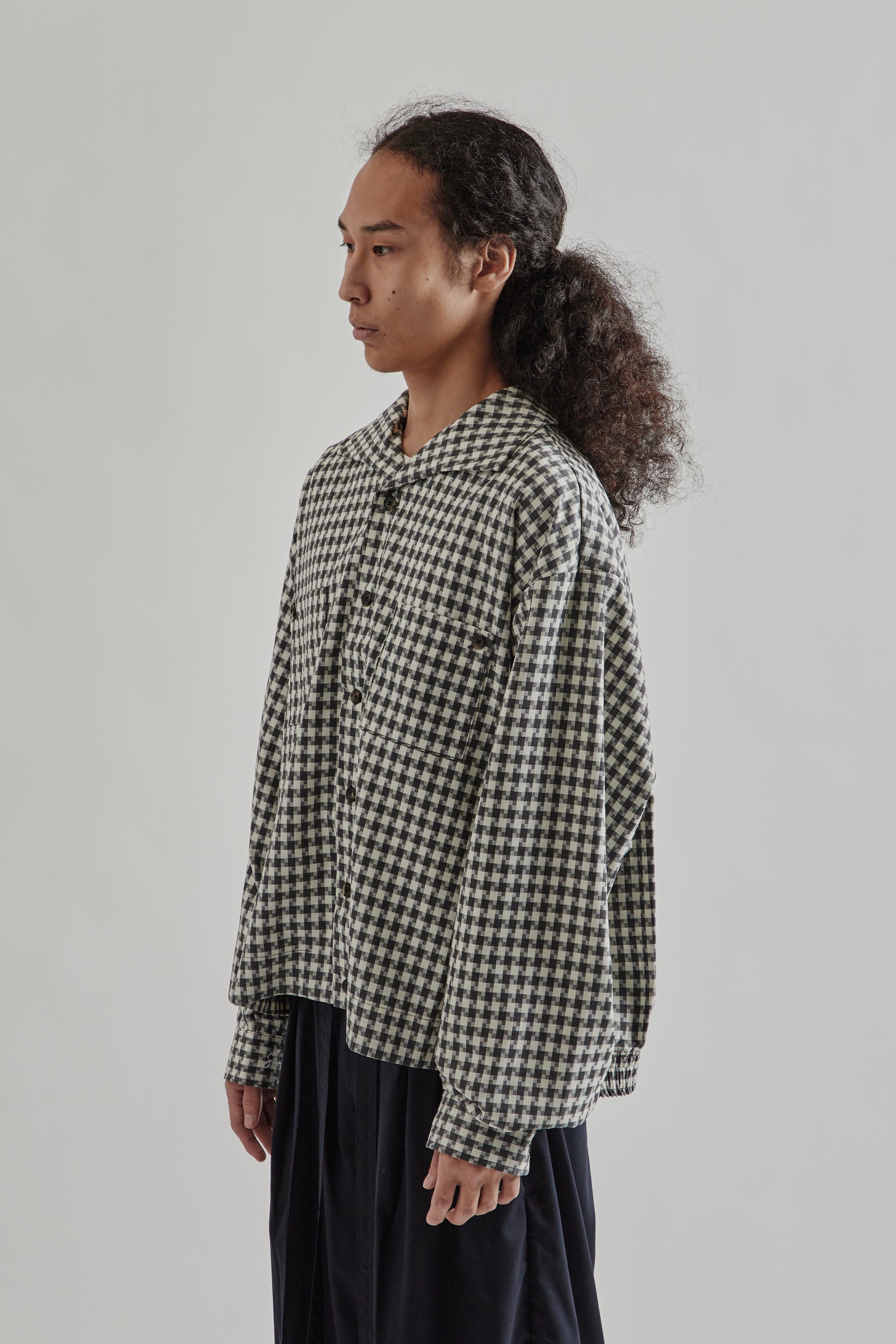 Sillage FW25 Rib Blouson Digital Plaid5