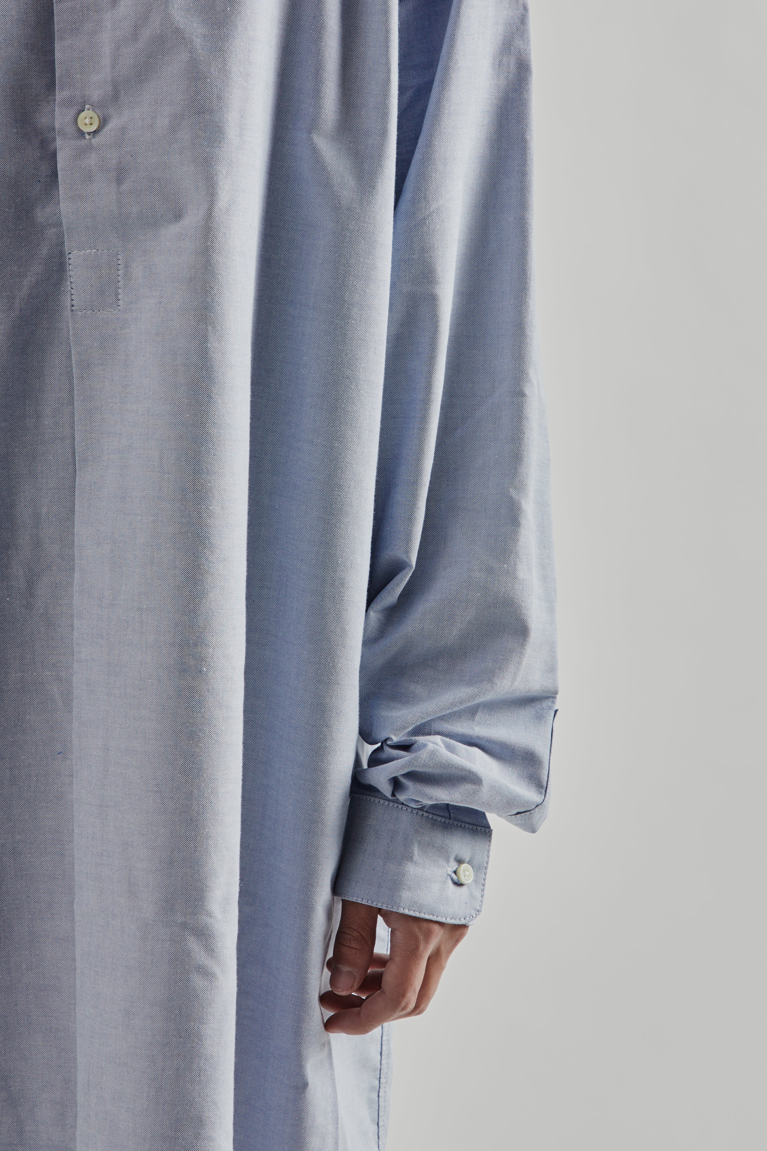 Sillage Wide Shirt - Blue Popover Long | Wallace Mercantile Shop