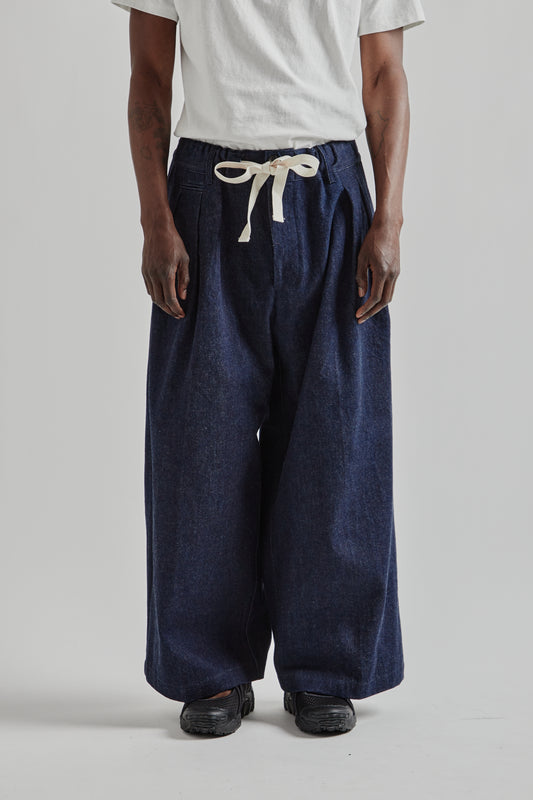 Hakama Pants - Denim One Wash
