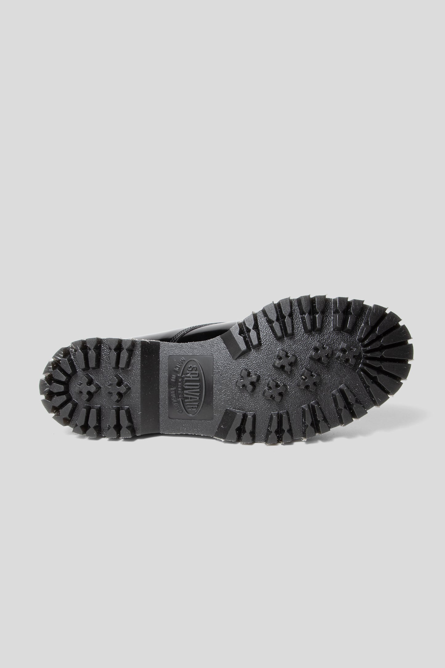 Solovair SS25 3 Eye Gibson Shoe Black Patent 06
