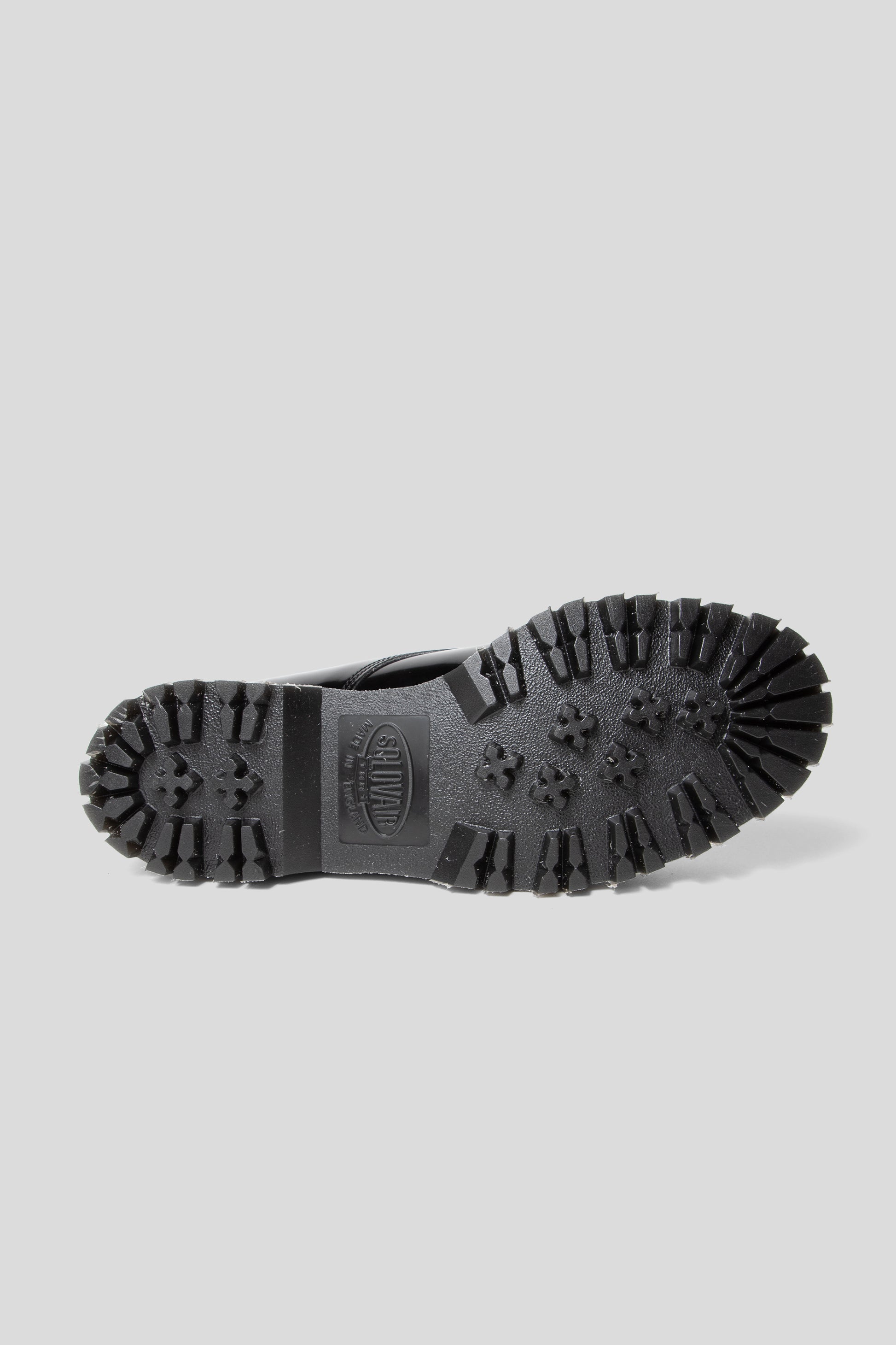Solovair SS25 3 Eye Gibson Shoe Black Patent 06