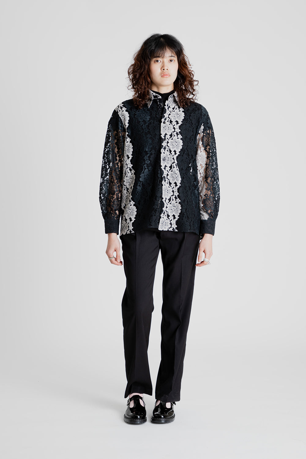 Soulland Perry Shirt in Black