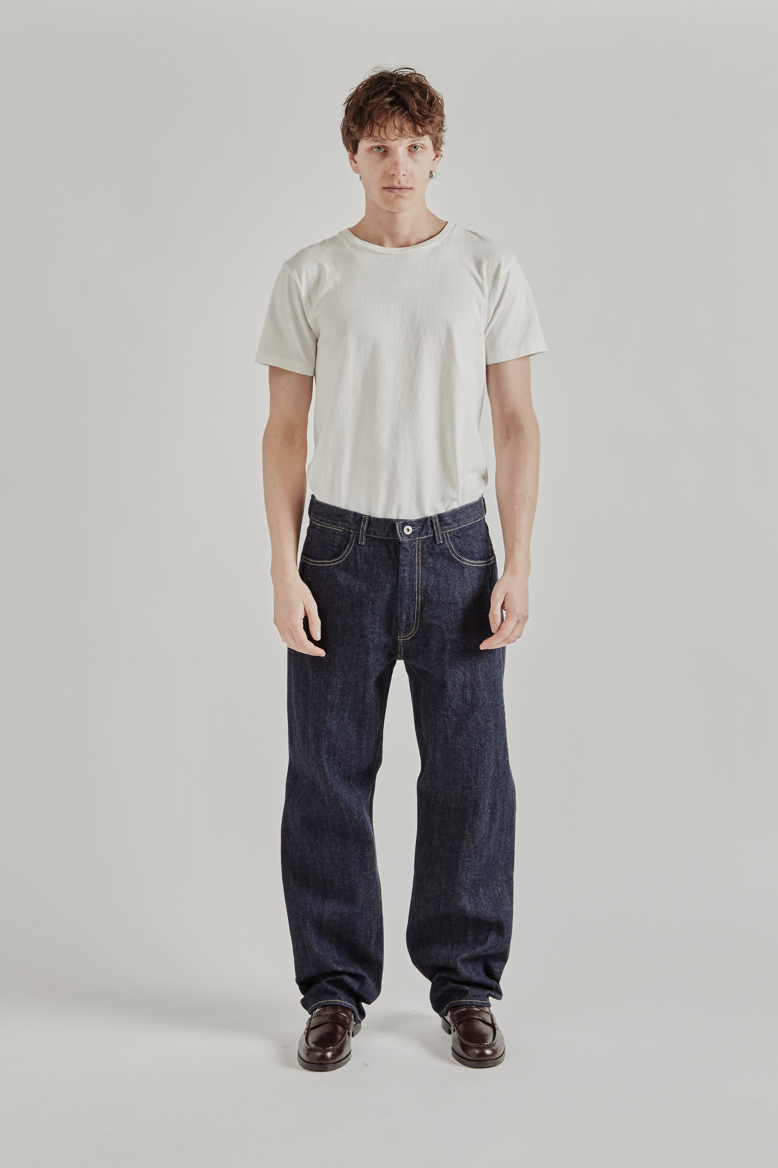 Still by Hand 5 Pocket Denim Pants - Navy | Wallace Mercantile Shop