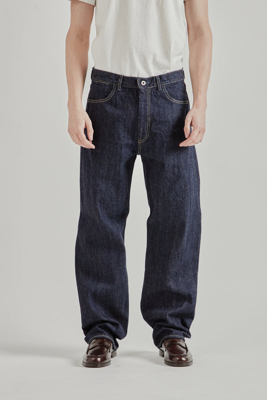 Still By Hand 5 Pocket Denim Pants Indigo 2547