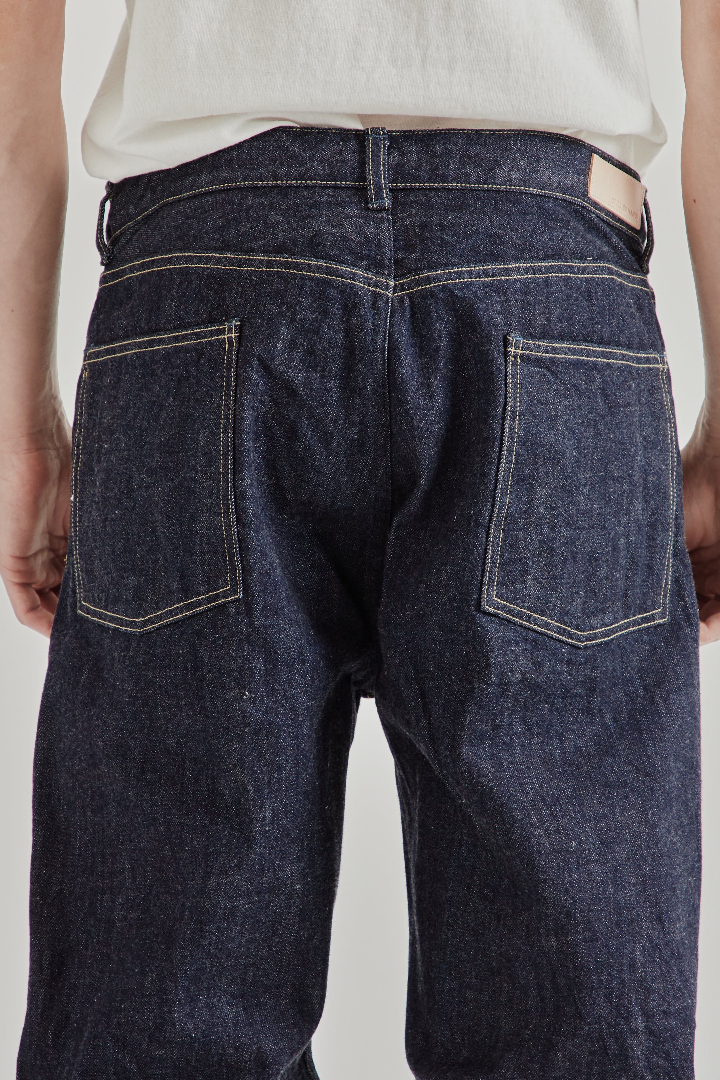 Still by Hand 5 Pocket Denim Pants - Navy | Wallace Mercantile Shop