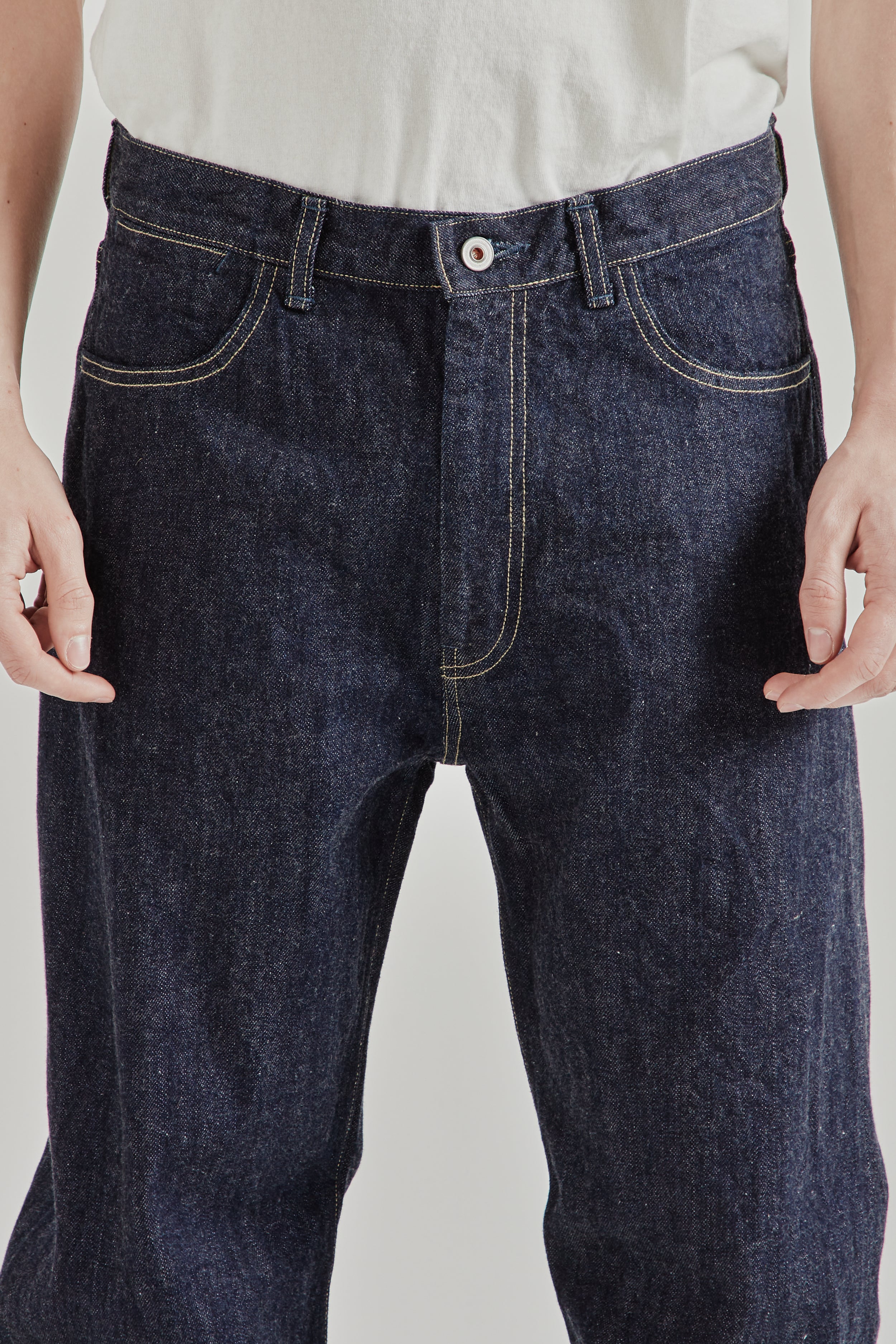 Still by Hand 5 Pocket Denim Pants - Navy | Wallace Mercantile Shop