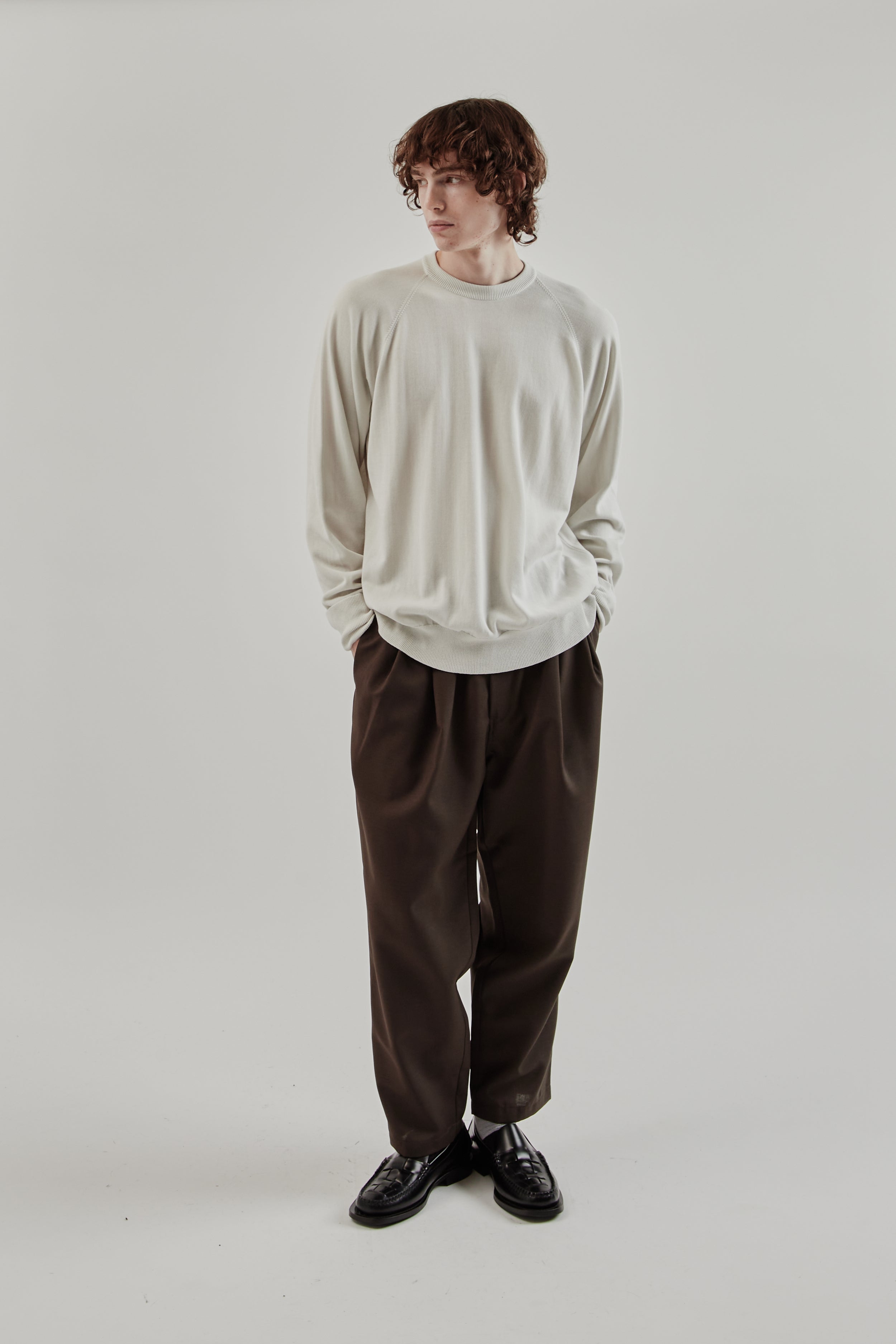 Still By Hand Cotton/Silk Pullover - Ivory | Wallace Mercantile Shop