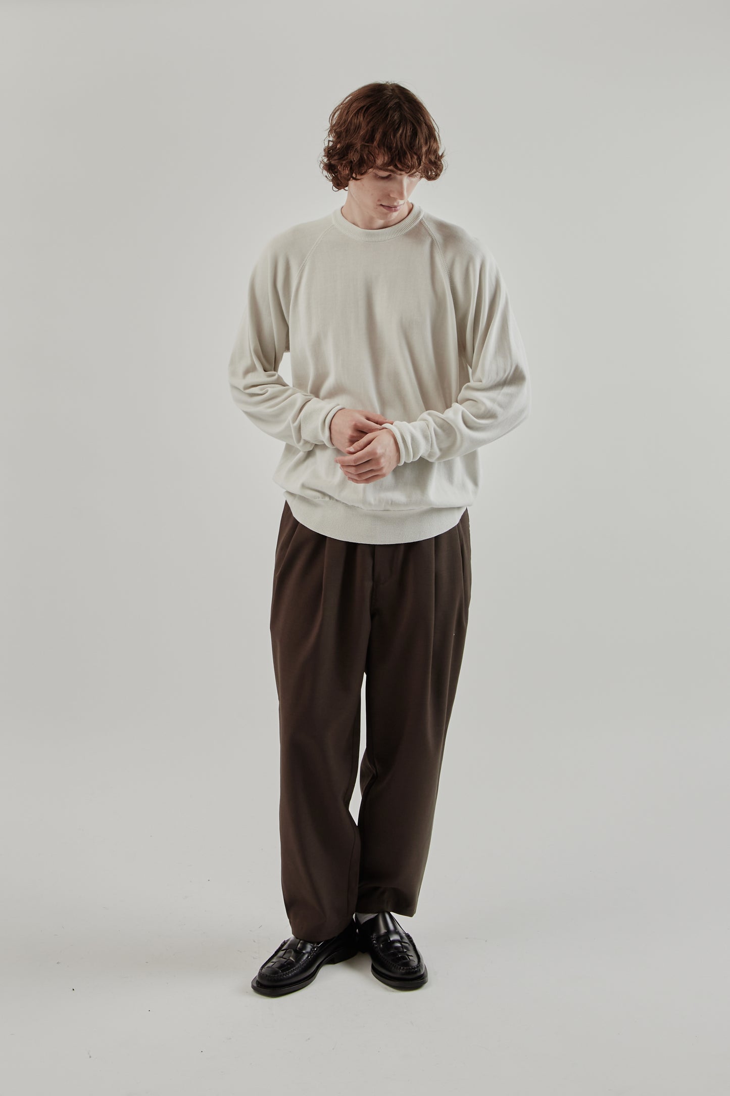 Still By Hand FW25 Cotton Silk Pullover Ivory 11