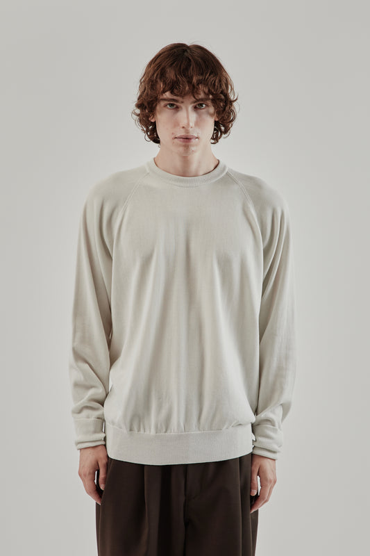 Still By Hand FW25 Cotton Silk Pullover Ivory 2