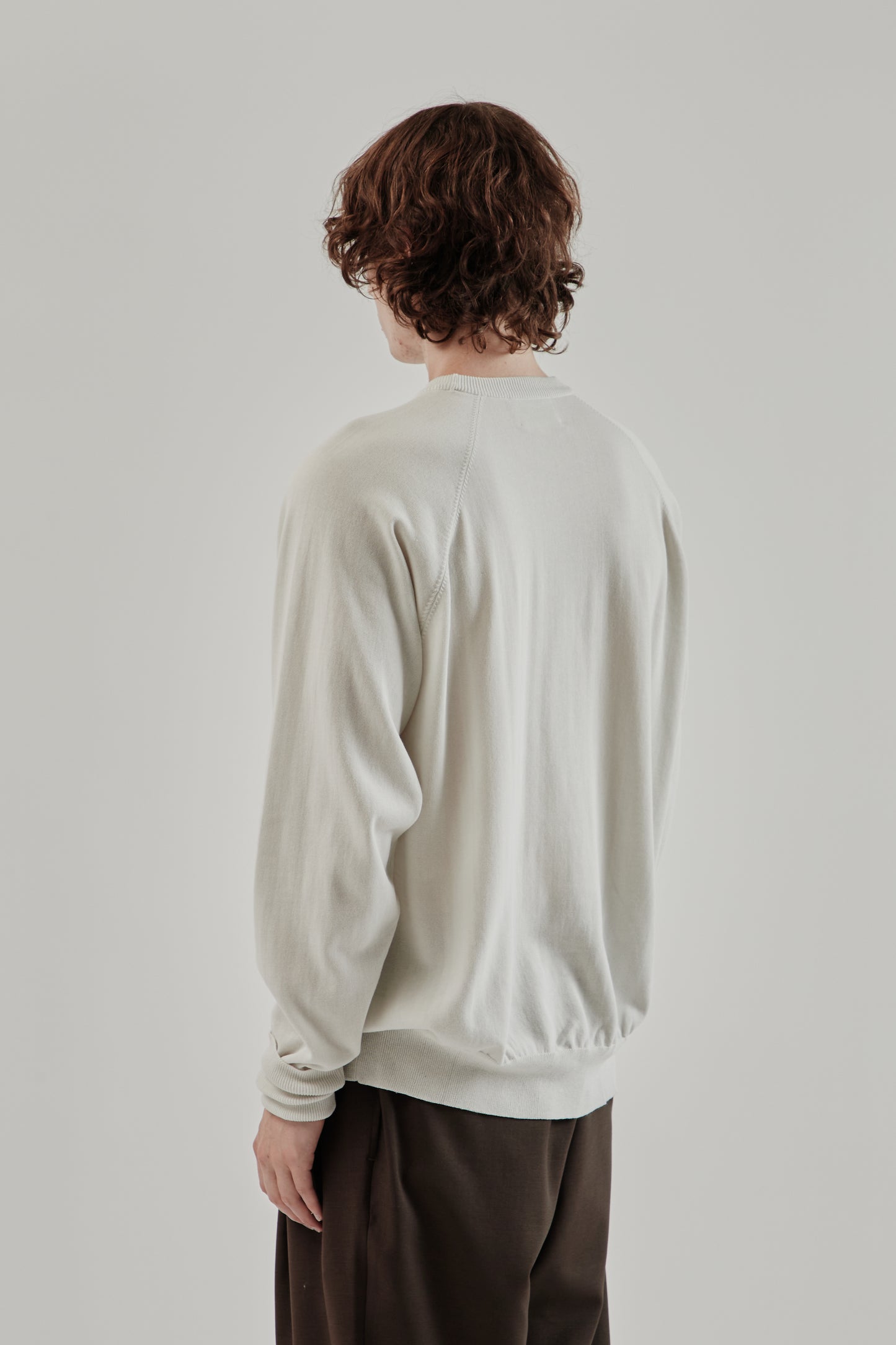 Still By Hand FW25 Cotton Silk Pullover Ivory 4