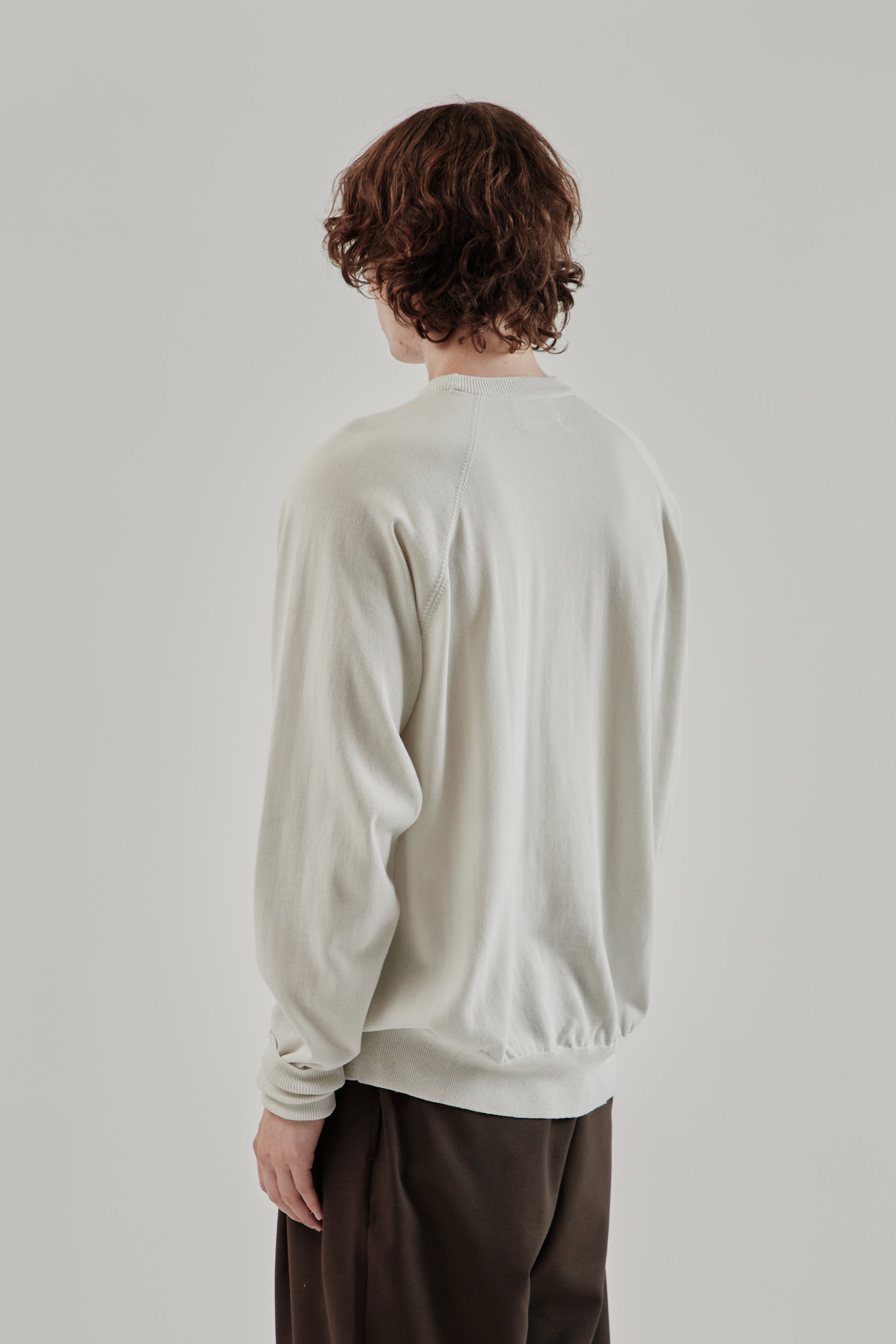 Still By Hand FW25 Cotton Silk Pullover Ivory 4