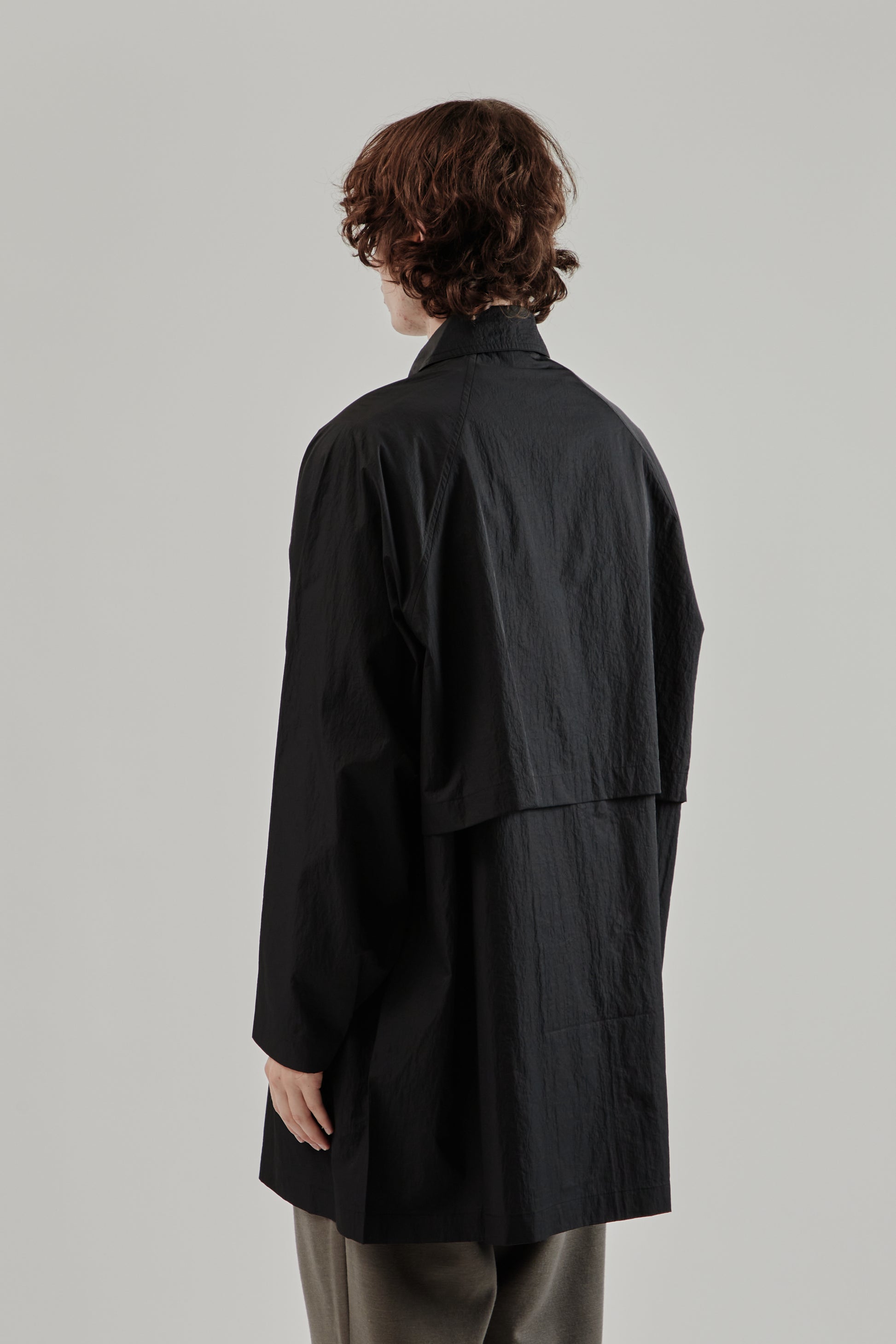 Still By Hand FW25 Nylon Half Coat 4