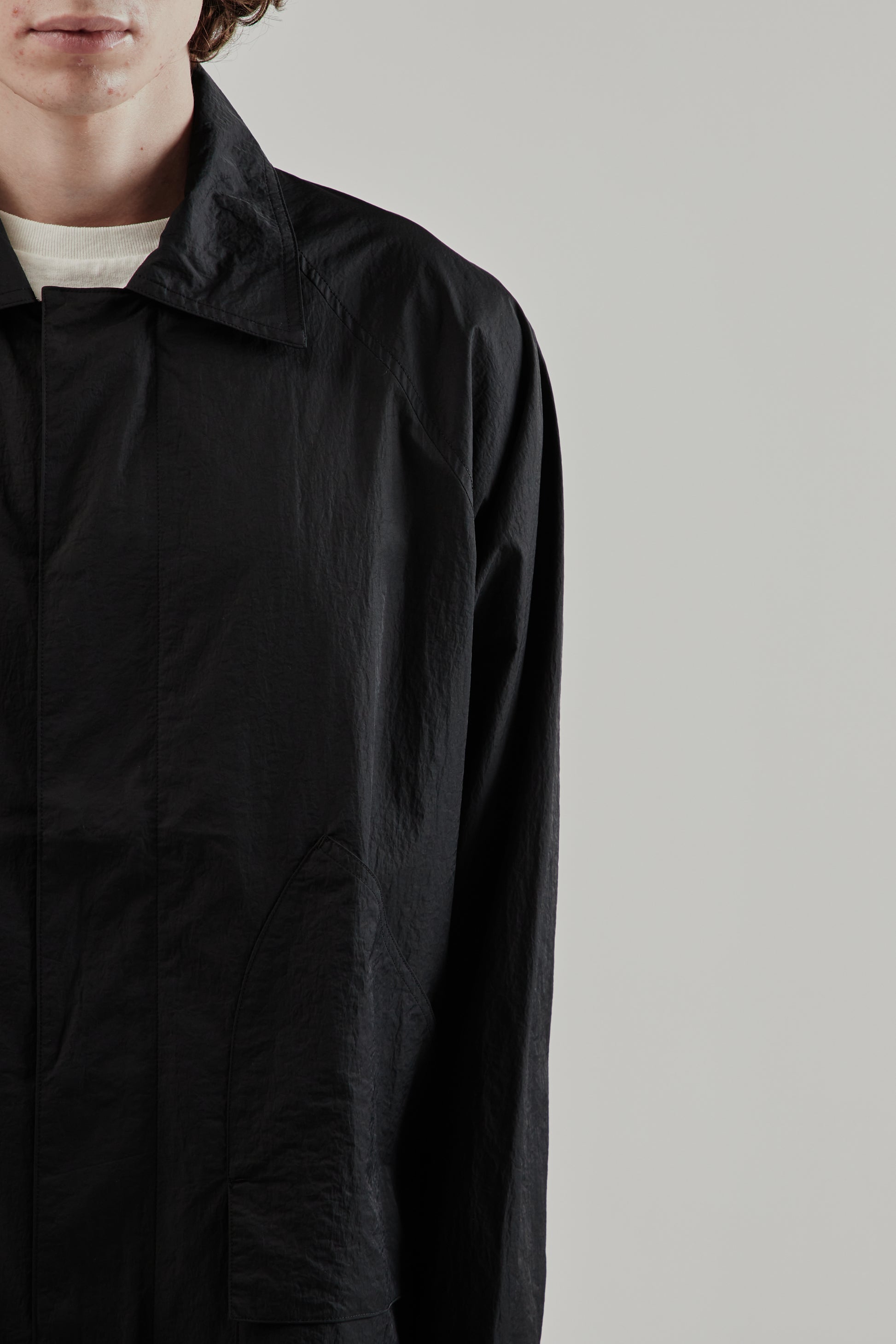 Still By Hand FW25 Nylon Half Coat 7