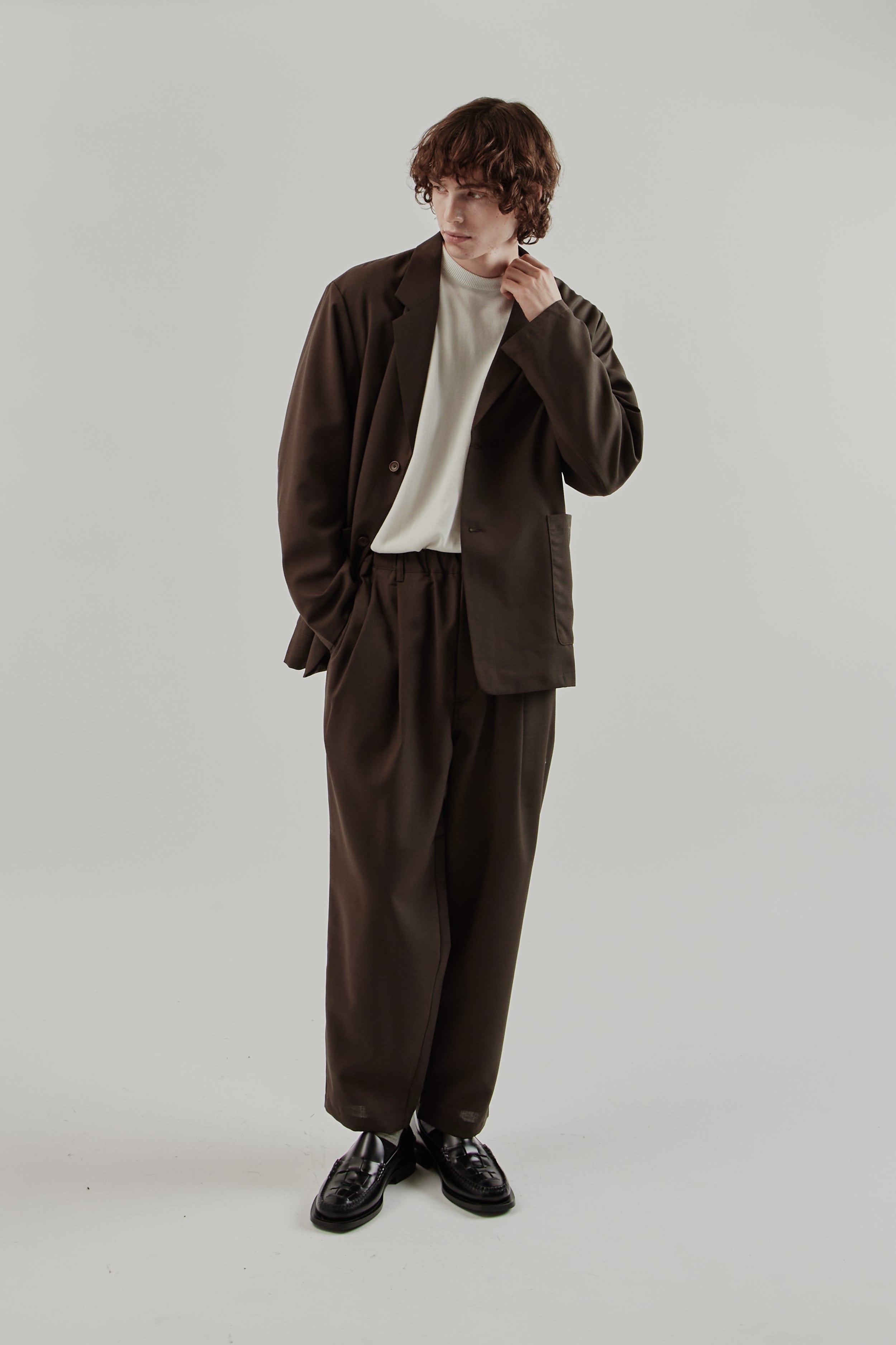 Still By Hand Relaxed 2B Jacket - Dark Brown | Wallace Mercantile Shop