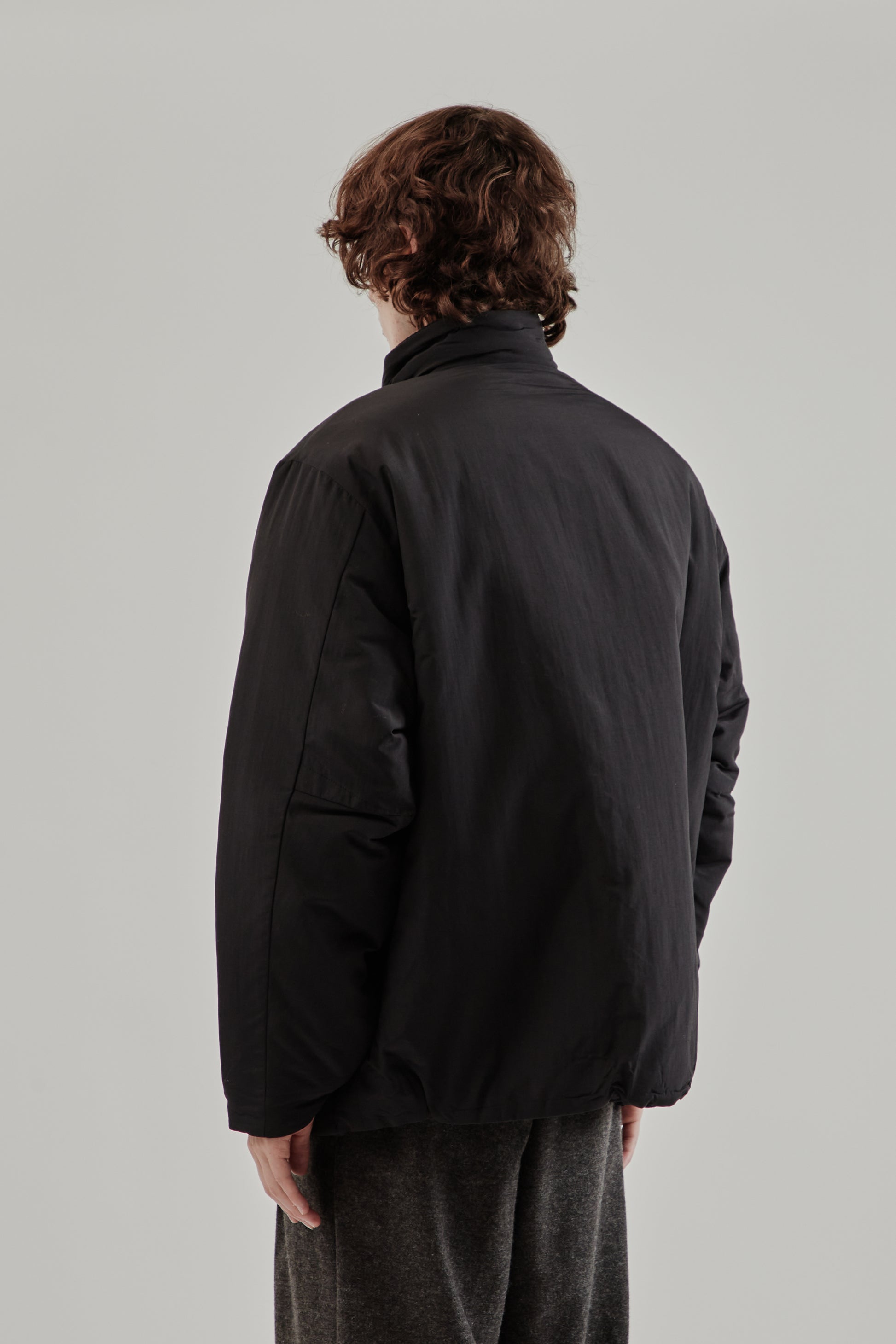 Still By Hand FW25 Round Puffy Blouson Black 4