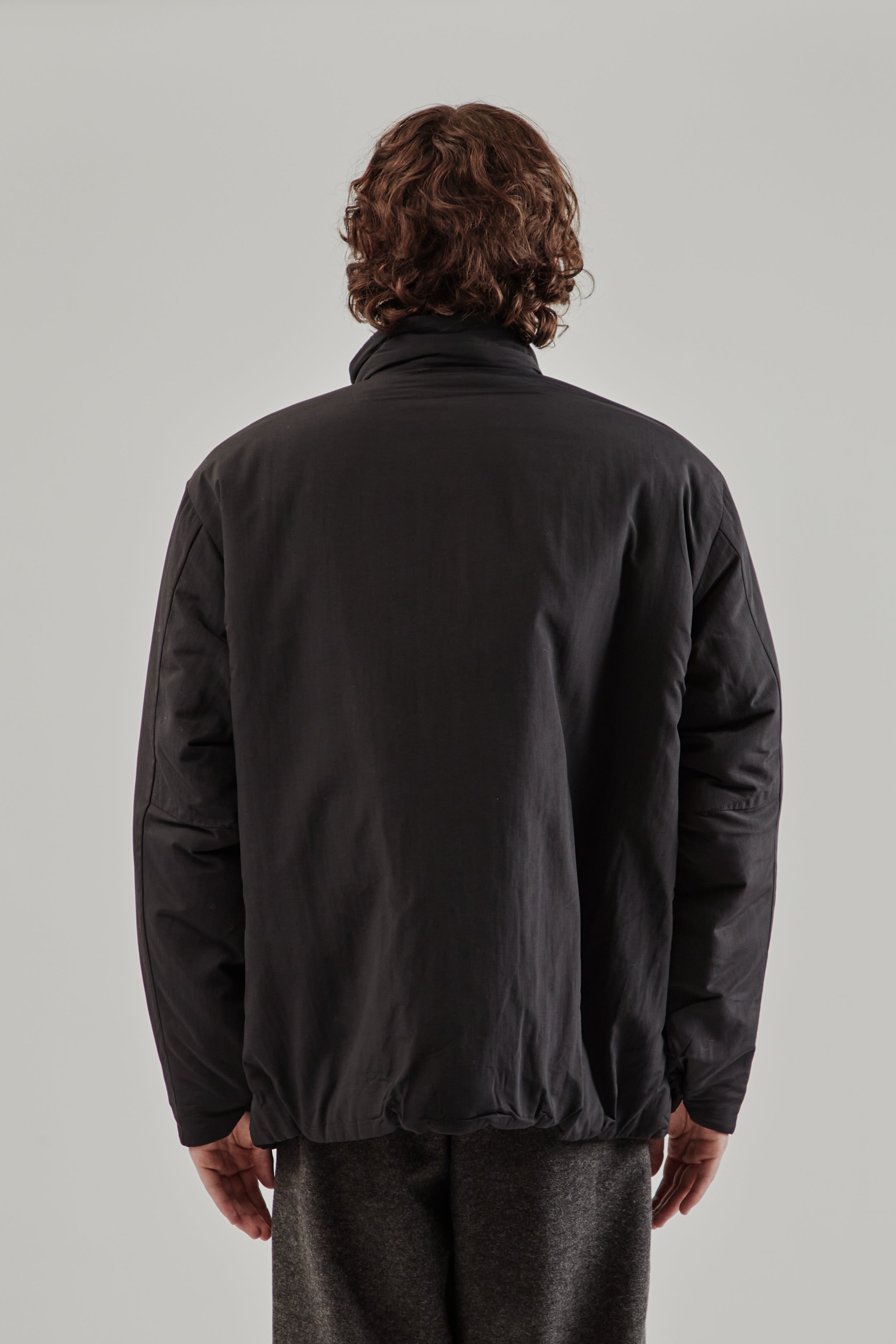 ジャケット・アウター STILL BY HAND Round Puffy Blouson 2025AW Still By Hand Round Puffy Blouson - Black | Wallace Mercantile Shop