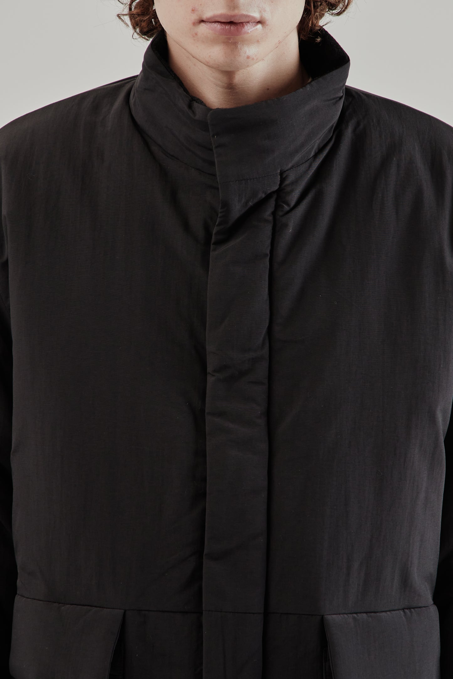 Still By Hand FW25 Round Puffy Blouson Black 6